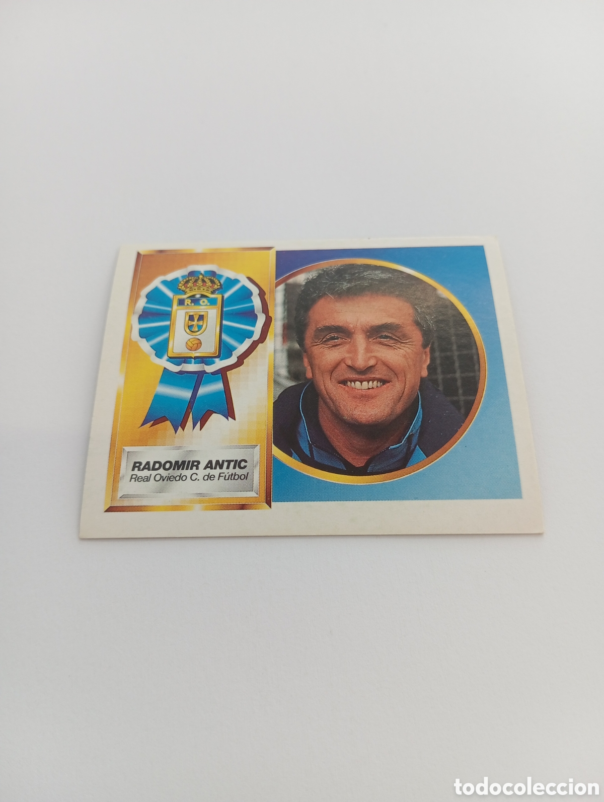 Cromos de F&uacute;tbol: ENTRENADOR RADOMIR ANTIC Oviedo Liga Este 1994 1995 NUEVO SIN PEGAR PANINI 94 95
