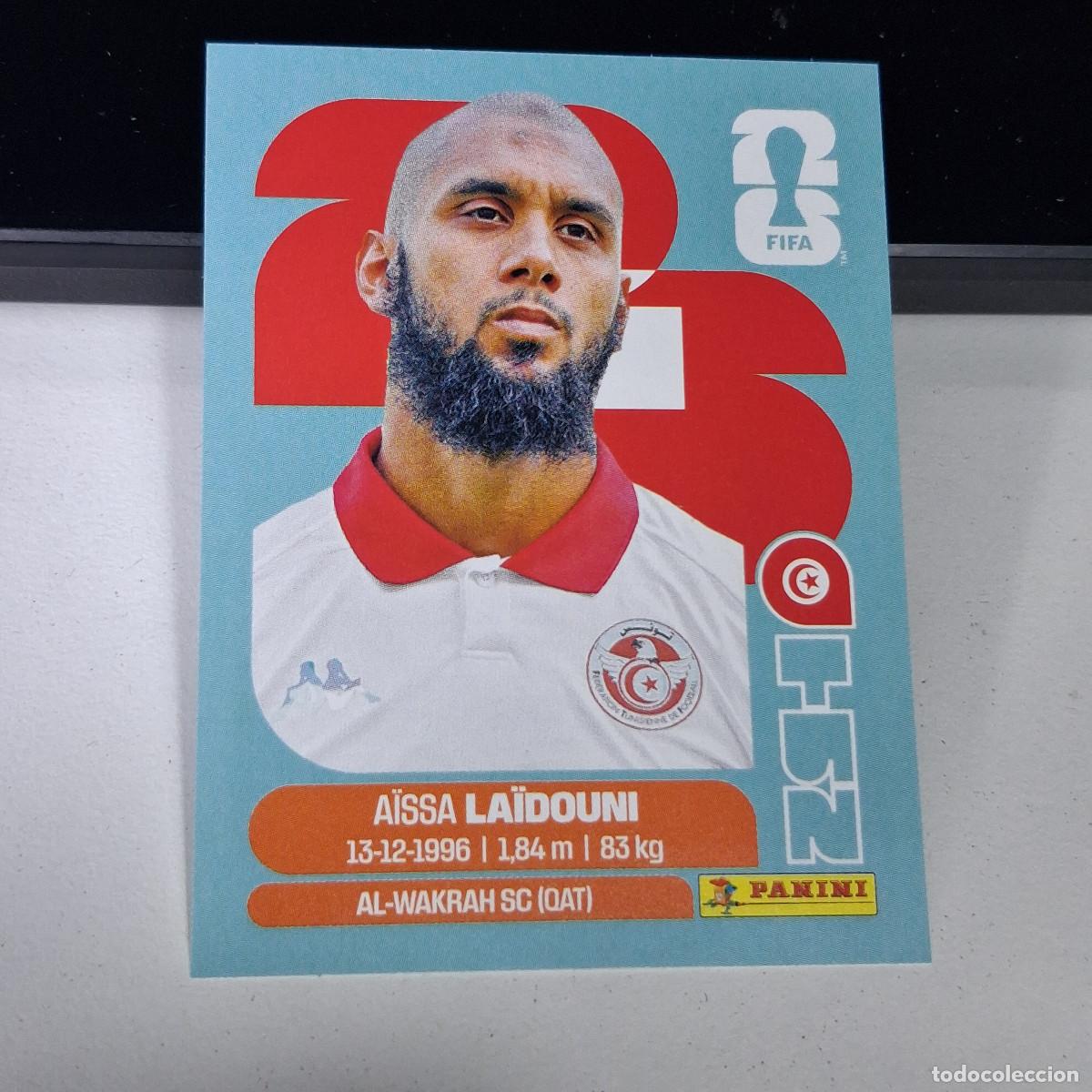 Cromos de F&uacute;tbol: B1 TUN10 A&Iuml;SSA LA&Iuml;DOUNI 10 T&Uacute;NEZ TUNISIA TUN MUNDIAL FIFA WORLD CUP 2026 STICKER PANINI