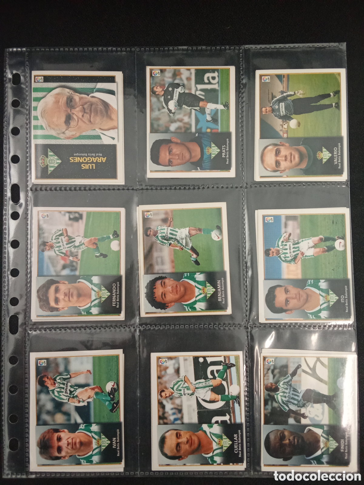 Cromos de F&uacute;tbol: 22 CROMOS BETIS LIGA ESTE 1998 1999 98-99 SIN PEGAR