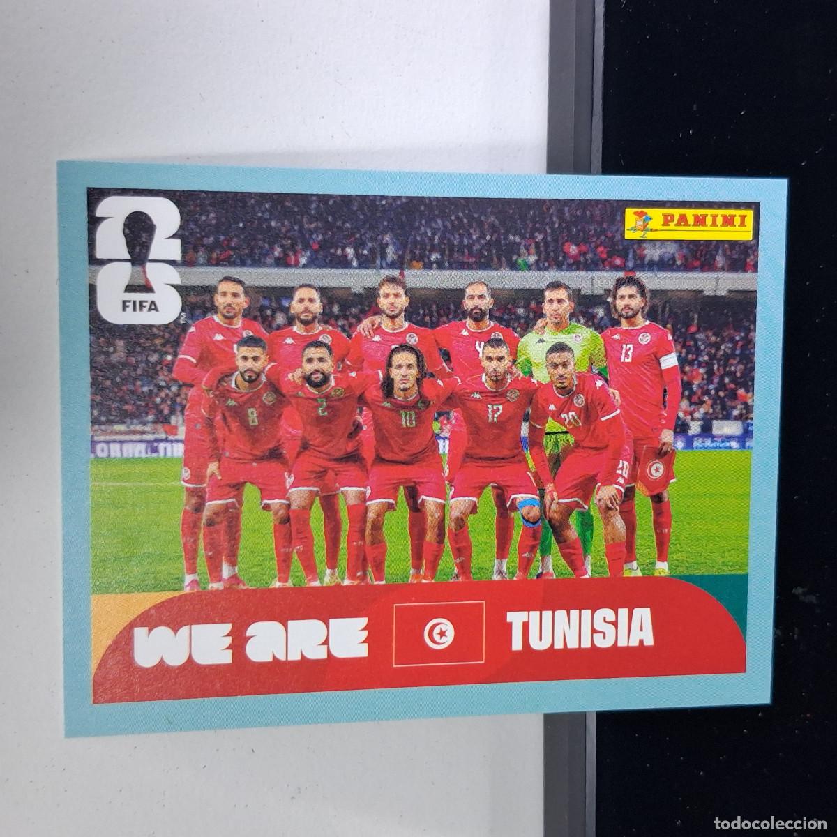 Cromos de F&uacute;tbol: B1 TUN13 TEAM PHOTO EQUIPO 13 T&Uacute;NEZ TUNISIA TUN MUNDIAL FIFA WORLD CUP 2026 STICKER PANINI