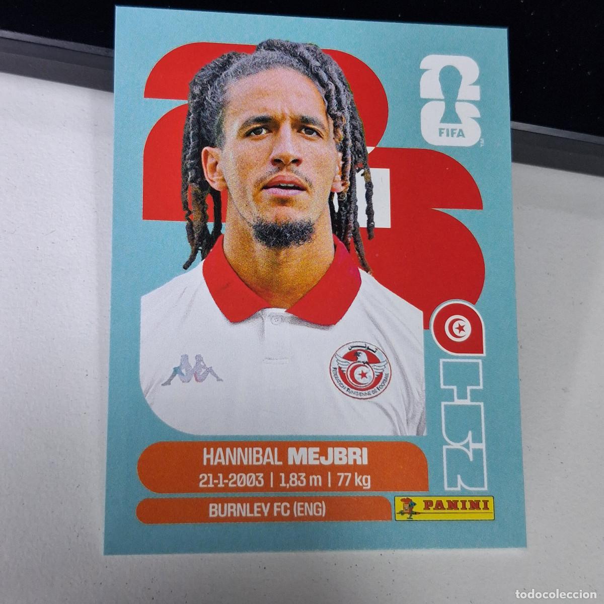 Cromos de F&uacute;tbol: B1 TUN14 HANNIBAL MEJBRI 14 T&Uacute;NEZ TUNISIA TUN MUNDIAL FIFA WORLD CUP 2026 STICKER PANINI