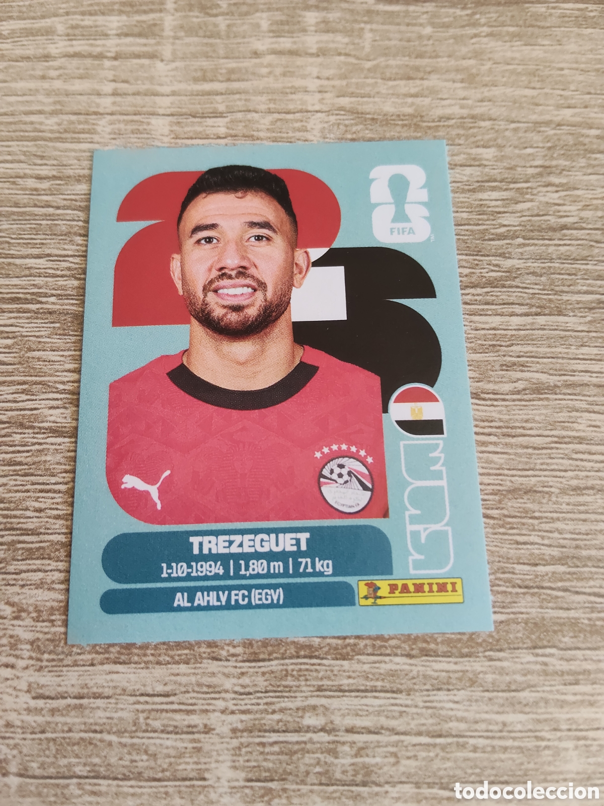 Cromos de F&uacute;tbol: Panini mundial 2026 EGY 19 Trezeguet Egipto