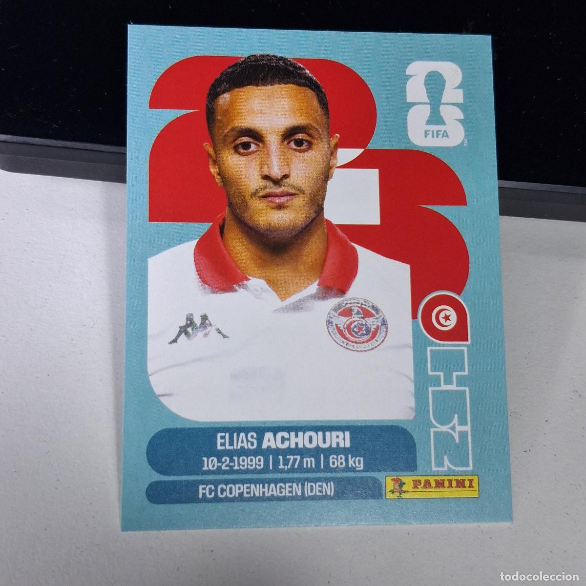 Cromos de F&uacute;tbol: B1 TUN 15 TUN15 ELIAS ACHOURI T&Uacute;NEZ TUNISIA TUN MUNDIAL FIFA WORLD CUP 2026 STICKER PANINI