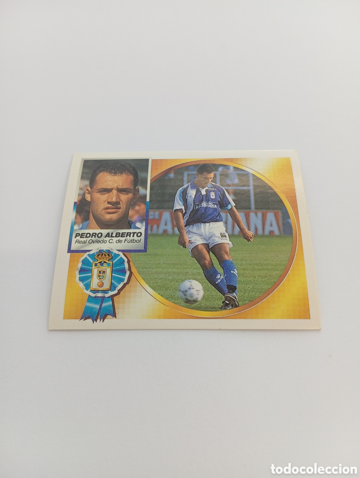 Cromos de F&uacute;tbol: PEDRO ALBERTO Oviedo Liga Este 1994 1995 NUEVO SIN PEGAR PANINI 94 95