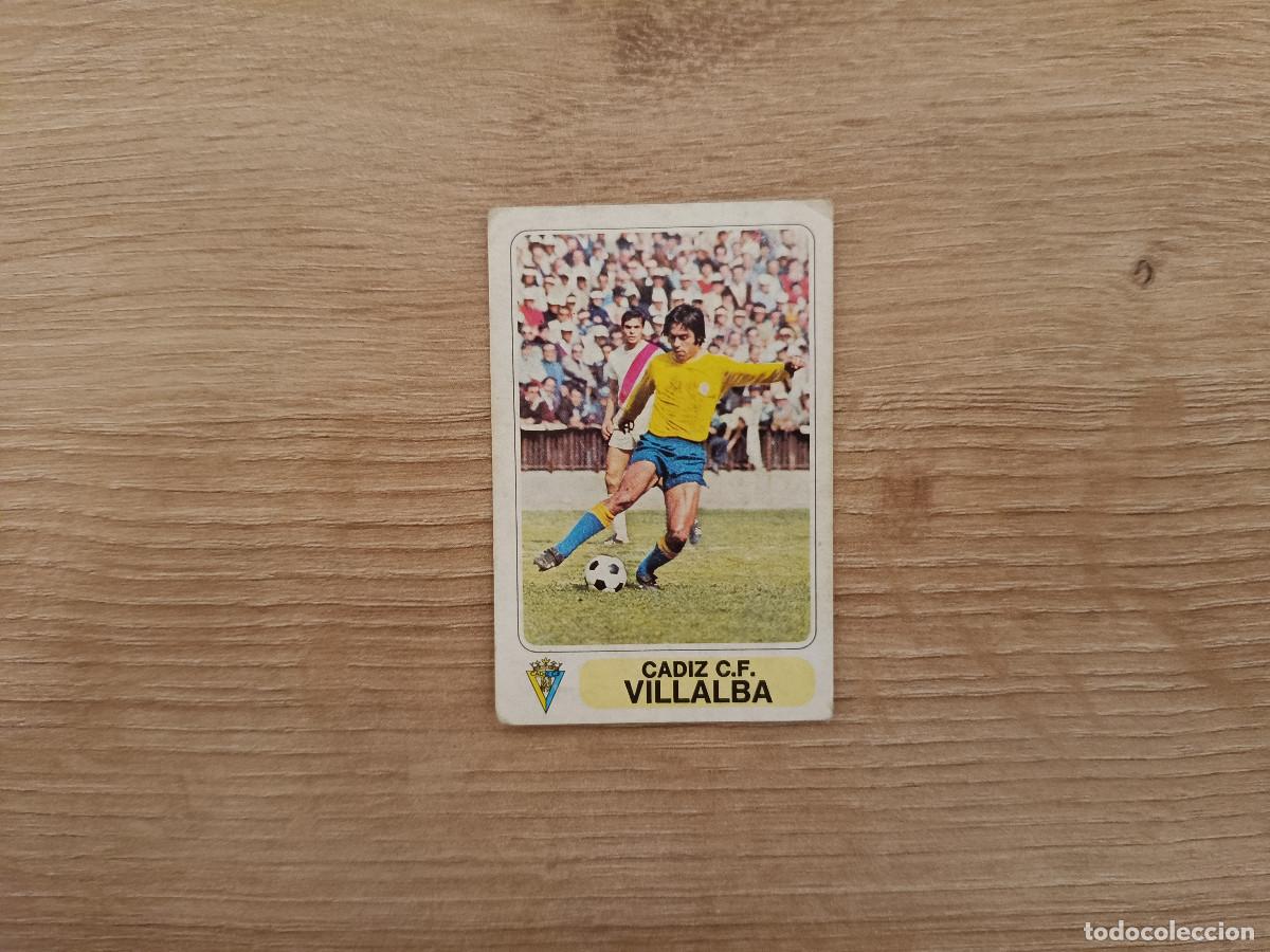 Cromos de F&uacute;tbol: CROMO PACOSA FUTBOL EN ACCION VILLALBA CADIZ SIN PEGAR NUNCA PEGADO 1978 1979 78 79 D526