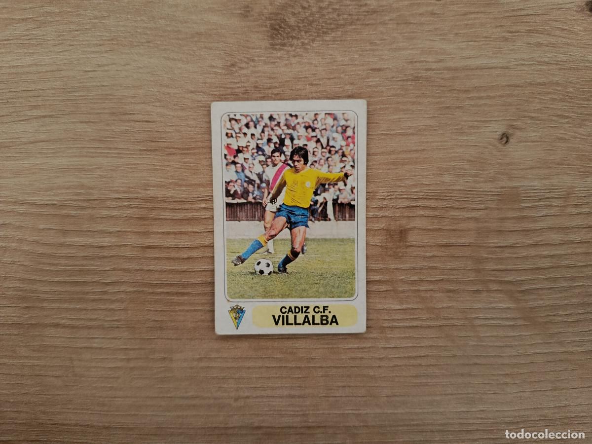 Cromos de F&uacute;tbol: CROMO PACOSA FUTBOL EN ACCION VILLALBA CADIZ SIN PEGAR NUNCA PEGADO 1978 1979 78 79 D526