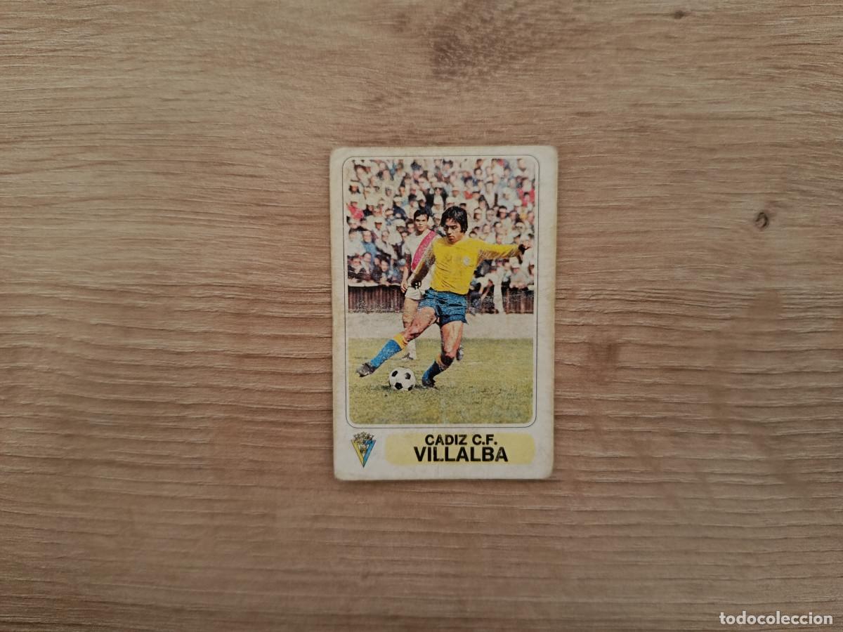 Cromos de F&uacute;tbol: CROMO PACOSA FUTBOL EN ACCION VILLALBA CADIZ SIN PEGAR NUNCA PEGADO 1978 1979 78 79 D526