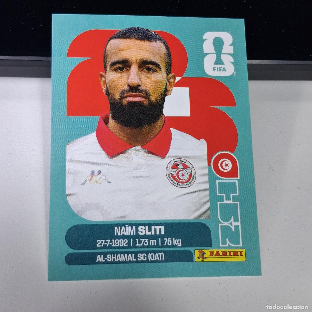 Cromos de F&uacute;tbol: B1 TUN 20 TUN20 NAIM SLITI T&Uacute;NEZ TUNISIA TUN MUNDIAL FIFA WORLD CUP 2026 STICKER PANINI