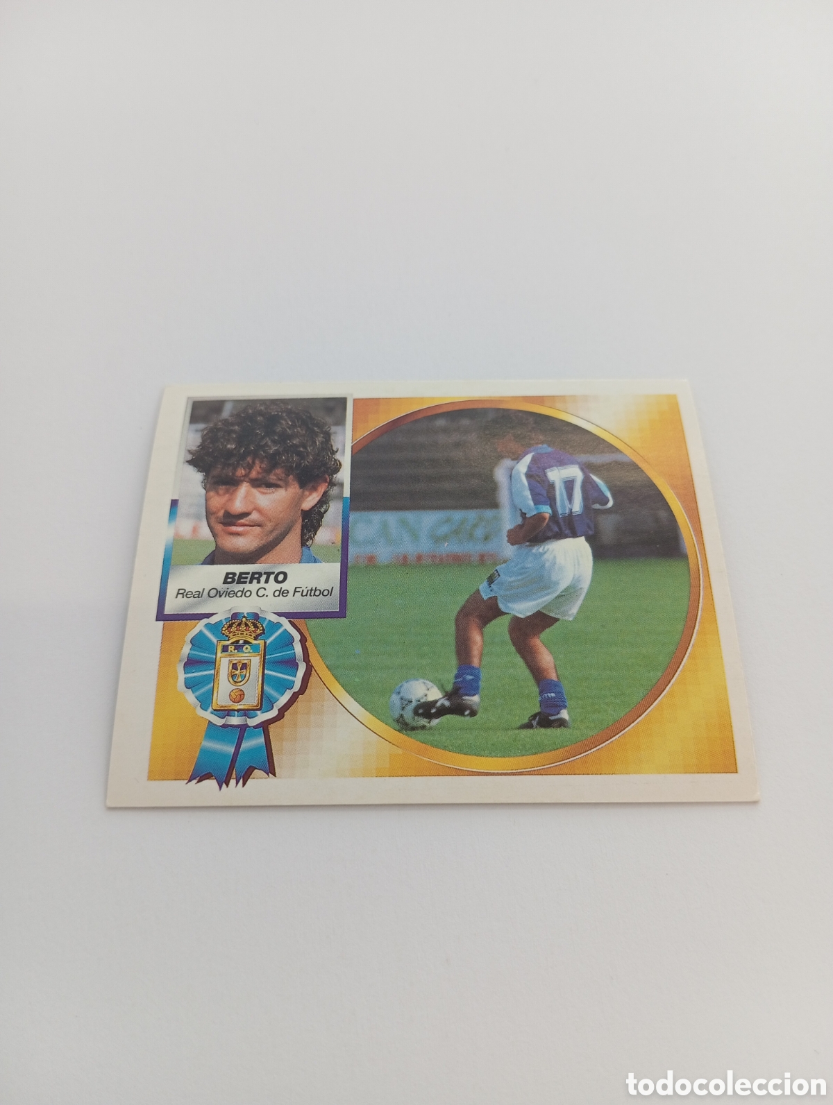 Cromos de F&uacute;tbol: BERTO Oviedo Liga Este 1994 1995 NUEVO SIN PEGAR PANINI 94 95