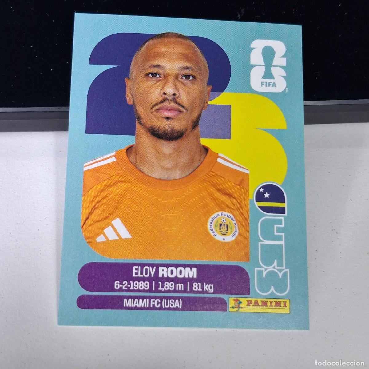 Cromos de F&uacute;tbol: B1 CUW2 ELOY ROOM 2 CURAZAO CURA&Ccedil;AO CUW MUNDIAL FIFA WORLD CUP 2026 STICKER PANINI