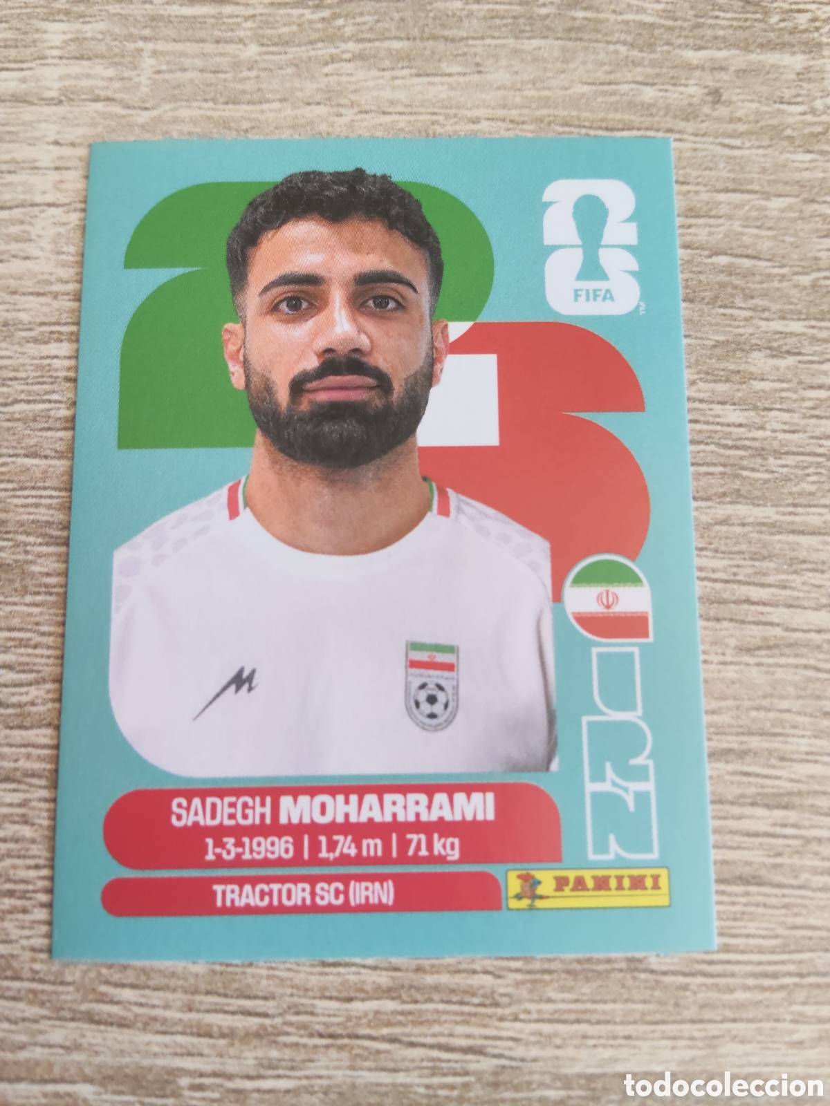 Figurine di Calcio: Panini mundial 2026 IRN 9 Sadegh Moharrami Ir&aacute;n