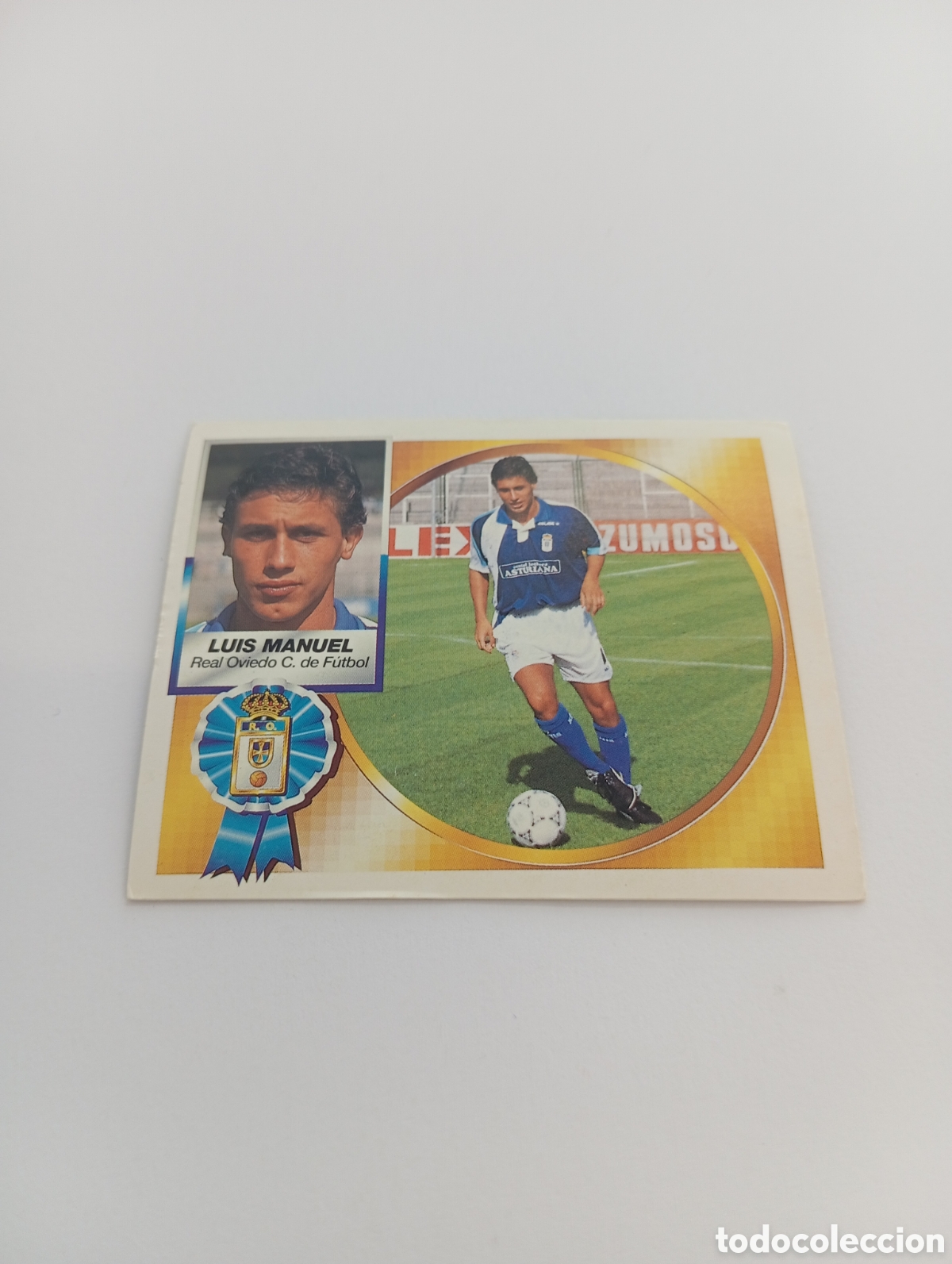 Figurine di Calcio: LUIS MANUEL Oviedo Liga Este 1994 1995 NUEVO SIN PEGAR PANINI 94 95