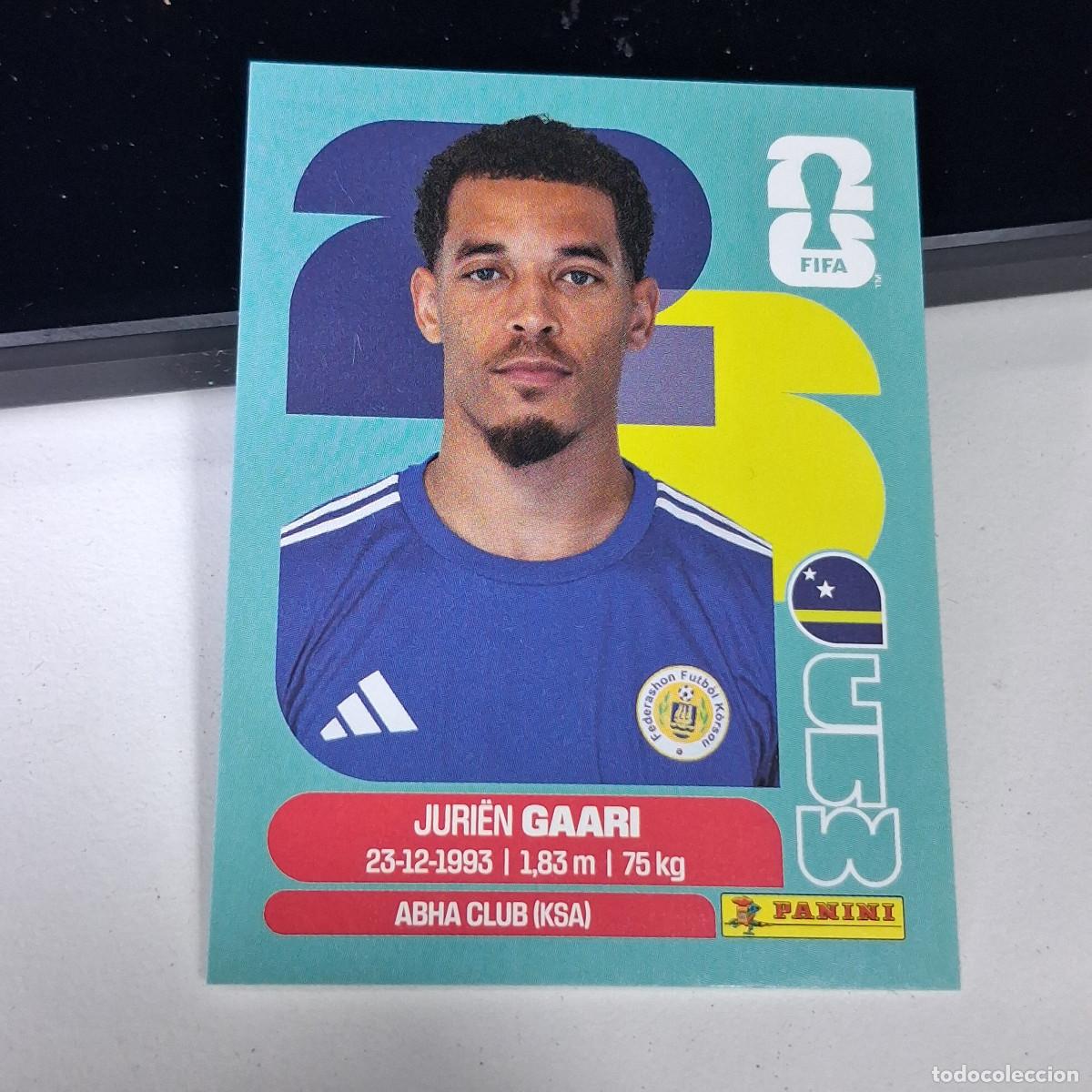 Cromos de F&uacute;tbol: B1 CUW5 JURIEN GAARI 5 CURAZAO CURA&Ccedil;AO CUW MUNDIAL FIFA WORLD CUP 2026 STICKER PANINI