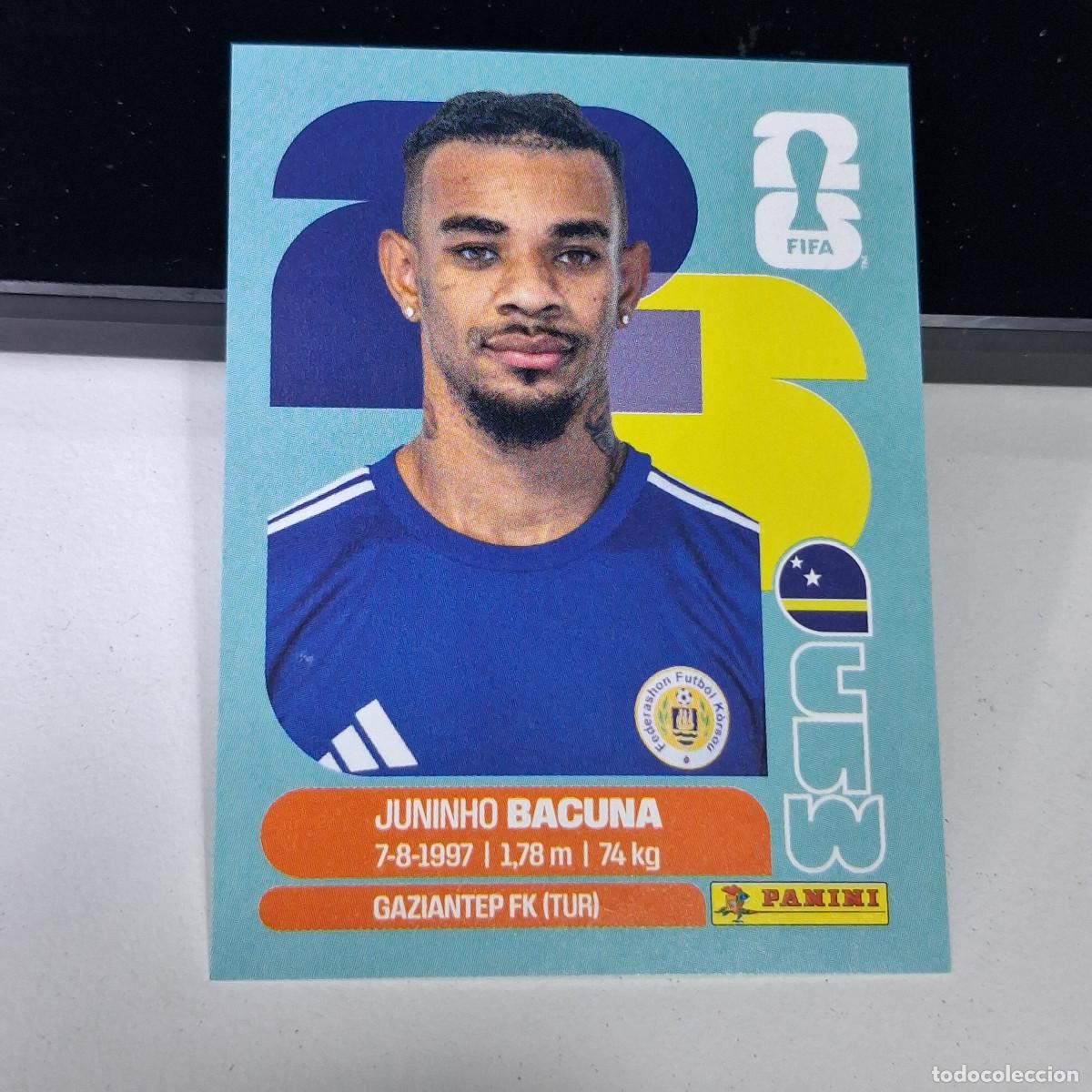 Cromos de F&uacute;tbol: B1 CUW11 CUW 11 JUNINHO BACUNA CURAZAO CURA&Ccedil;AO CUW MUNDIAL FIFA WORLD CUP 2026 STICKER PANINI