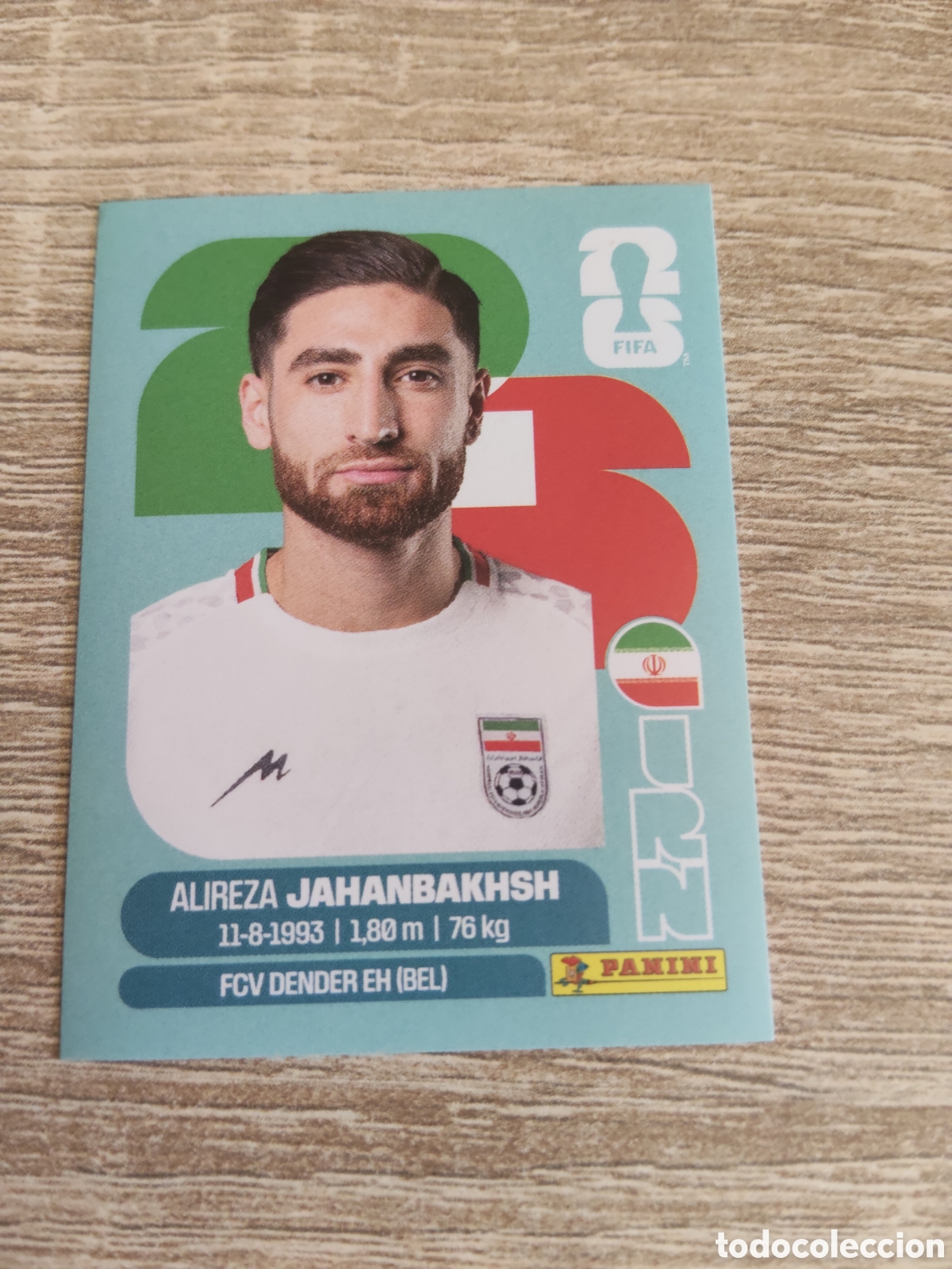 Cromos de F&uacute;tbol: Panini mundial 2026 IRN 19 Alireza Jahanbakhsh Ir&aacute;n