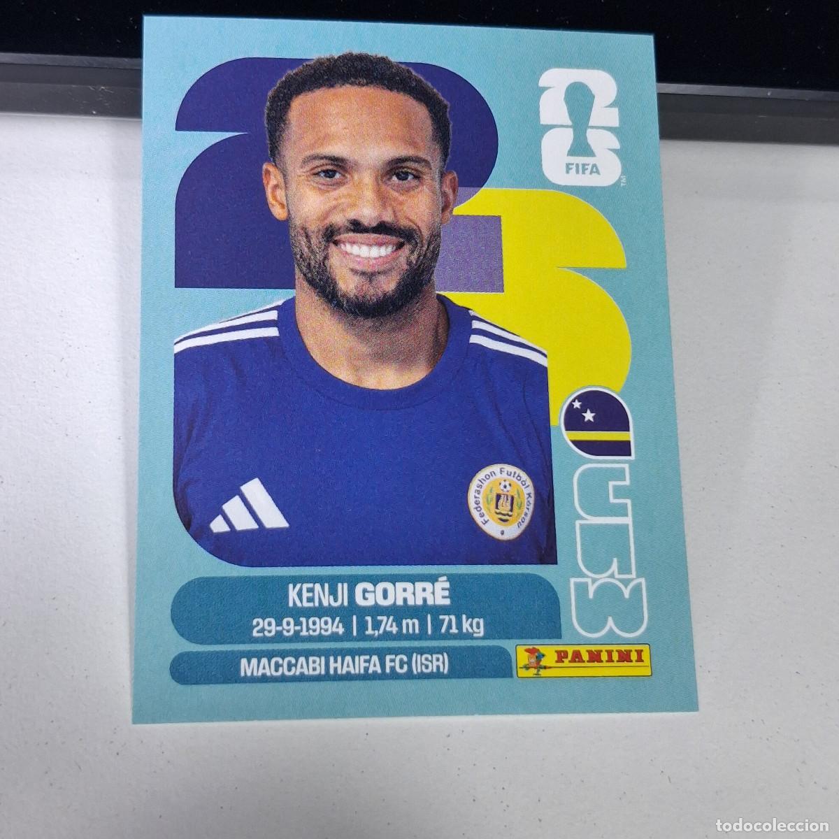 Cromos de F&uacute;tbol: B1 CUW15 KENJI GORRE 15 CURAZAO CURA&Ccedil;AO CUW MUNDIAL FIFA WORLD CUP 2026 STICKER PANINI