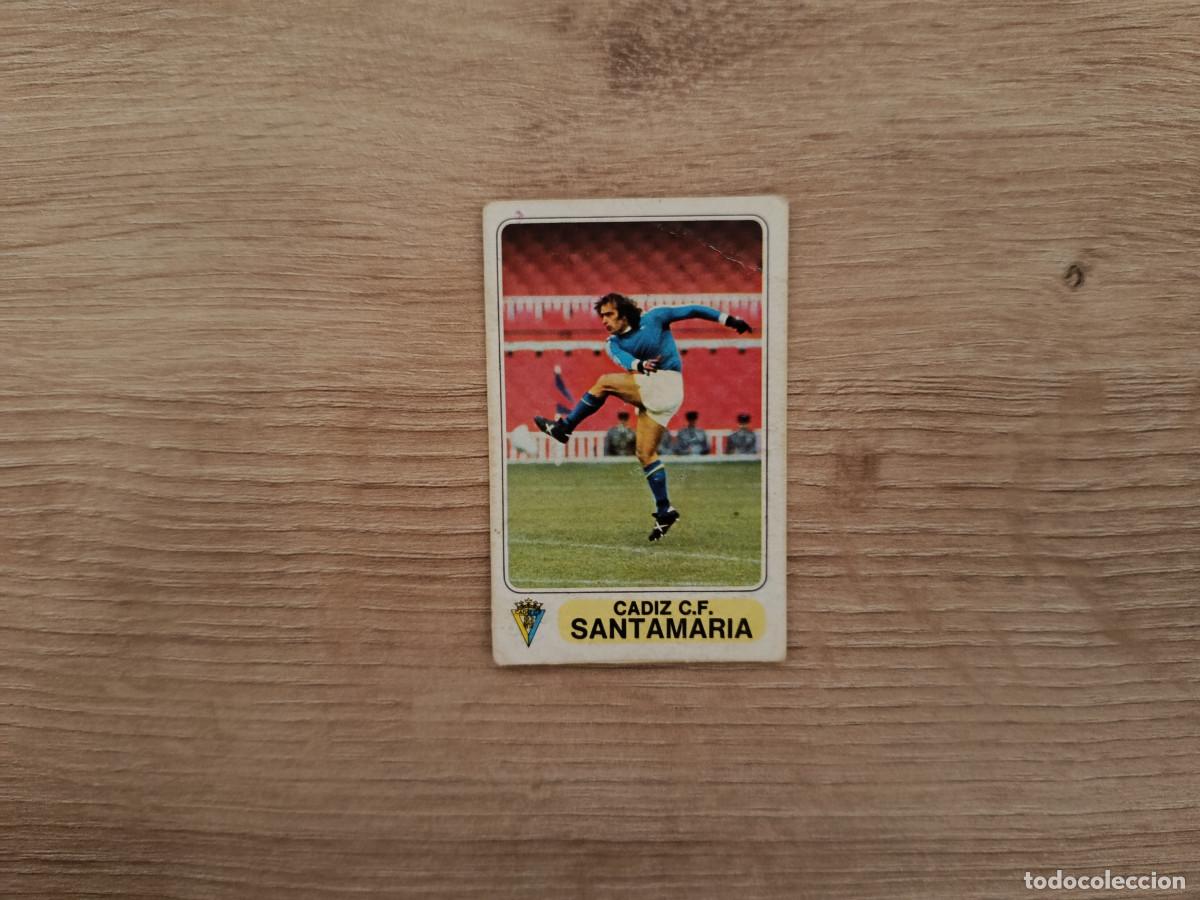 Cromos de F&uacute;tbol: CROMO PACOSA FUTBOL EN ACCION SANTAMARIA CADIZ SIN PEGAR NUNCA PEGADO 1978 1979 78 79 D526
