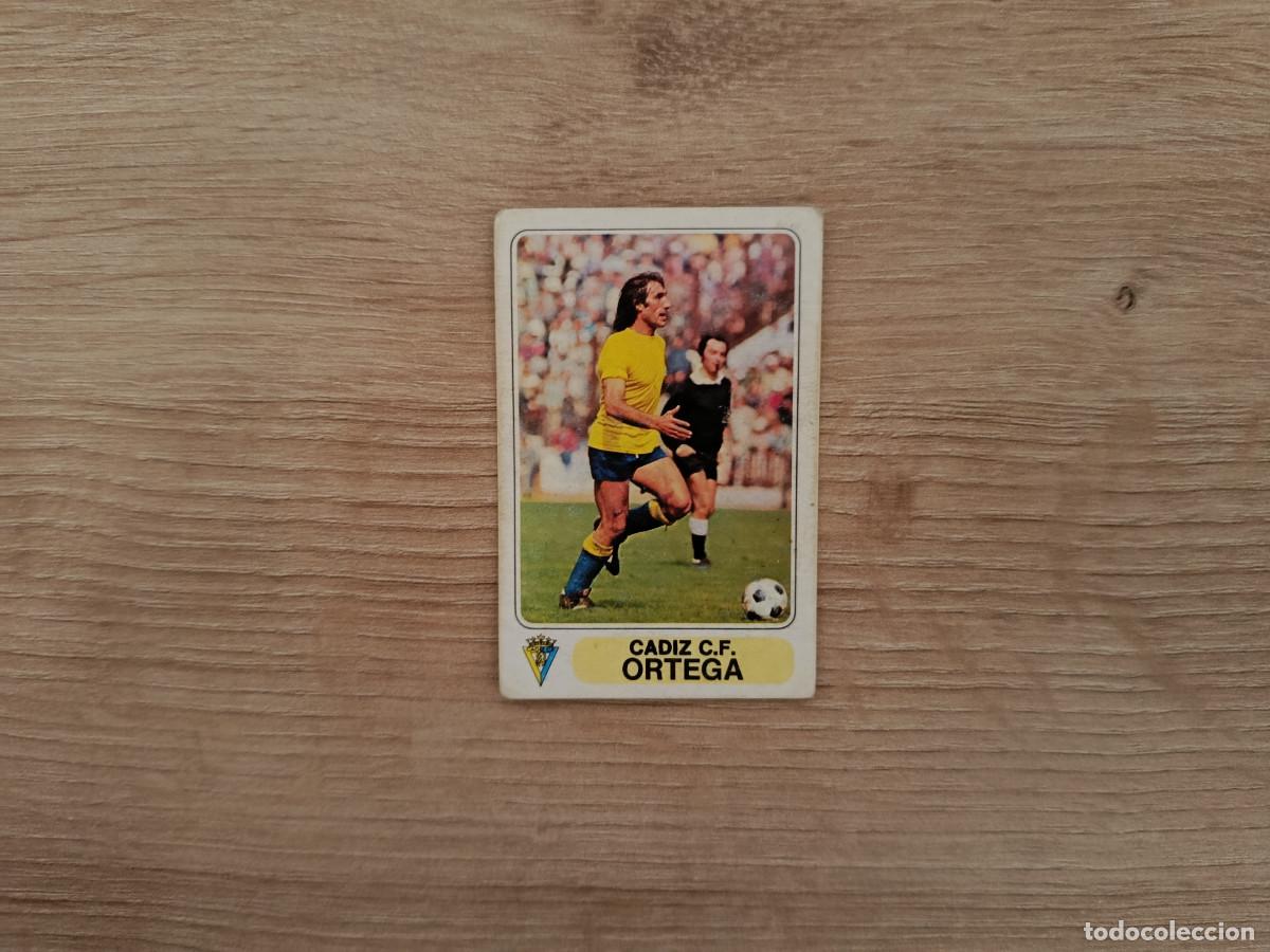 Cromos de F&uacute;tbol: CROMO PACOSA FUTBOL EN ACCION ORTEGA CADIZ SIN PEGAR NUNCA PEGADO 1978 1979 78 79 D526