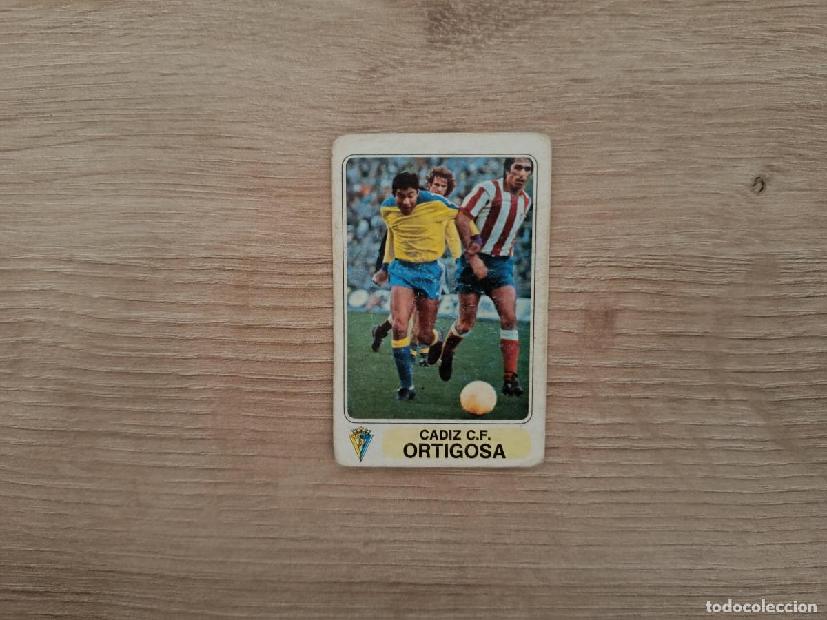 Cromos de F&uacute;tbol: CROMO PACOSA FUTBOL EN ACCION ORTIGOSA CADIZ SIN PEGAR NUNCA PEGADO 1978 1979 78 79 D526