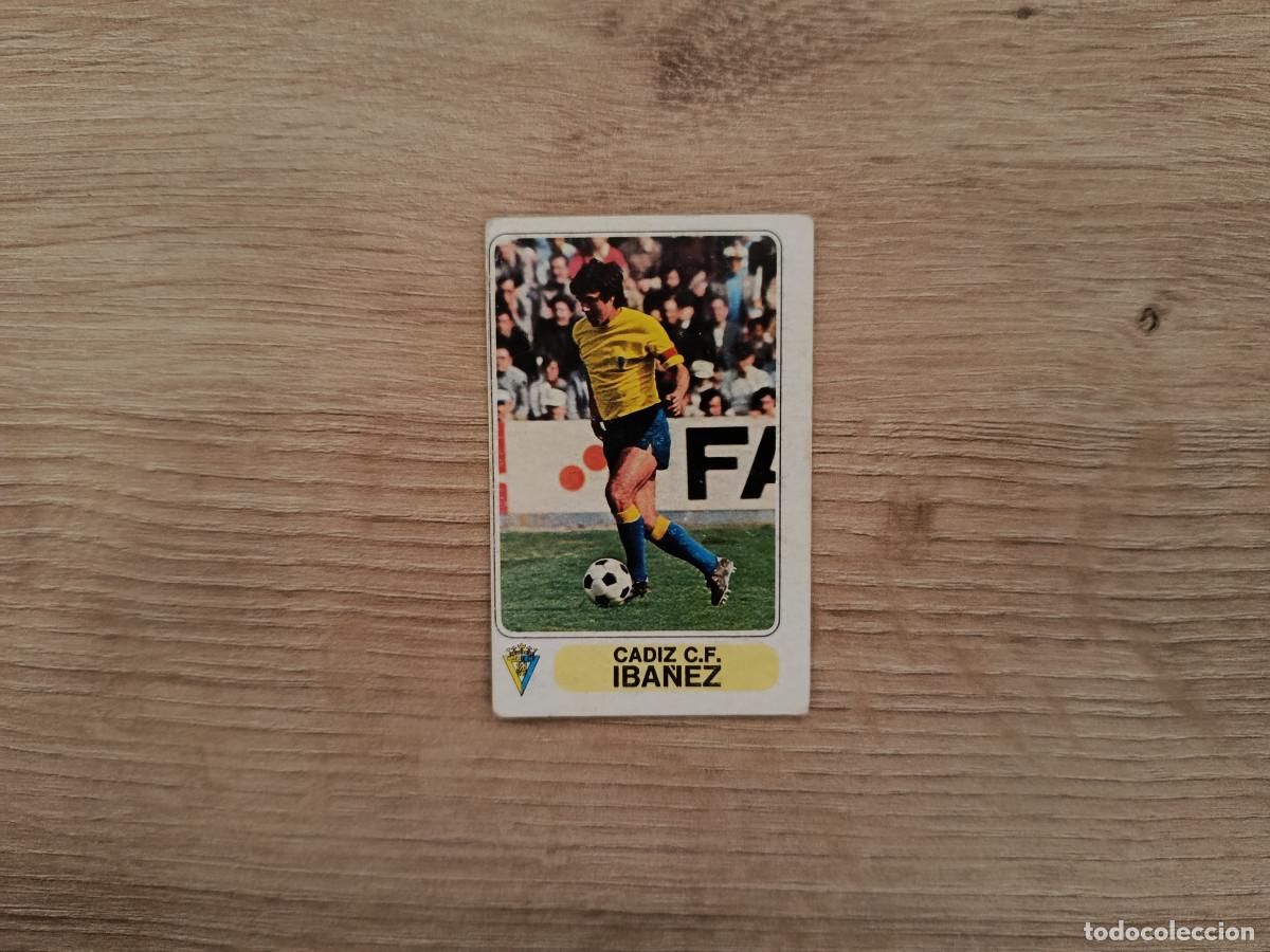 Cromos de F&uacute;tbol: CROMO PACOSA FUTBOL EN ACCION IBA&Ntilde;EZ CADIZ SIN PEGAR NUNCA PEGADO 1978 1979 78 79 D526