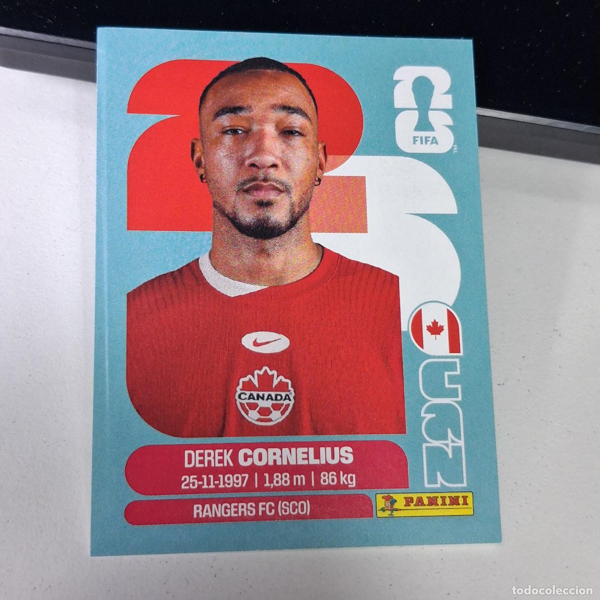 Cromos de F&uacute;tbol: B1 CAN7 DEREK CORNELIUS 7 CANADA CAN MUNDIAL FIFA WORLD CUP 2026 STICKER PANINI