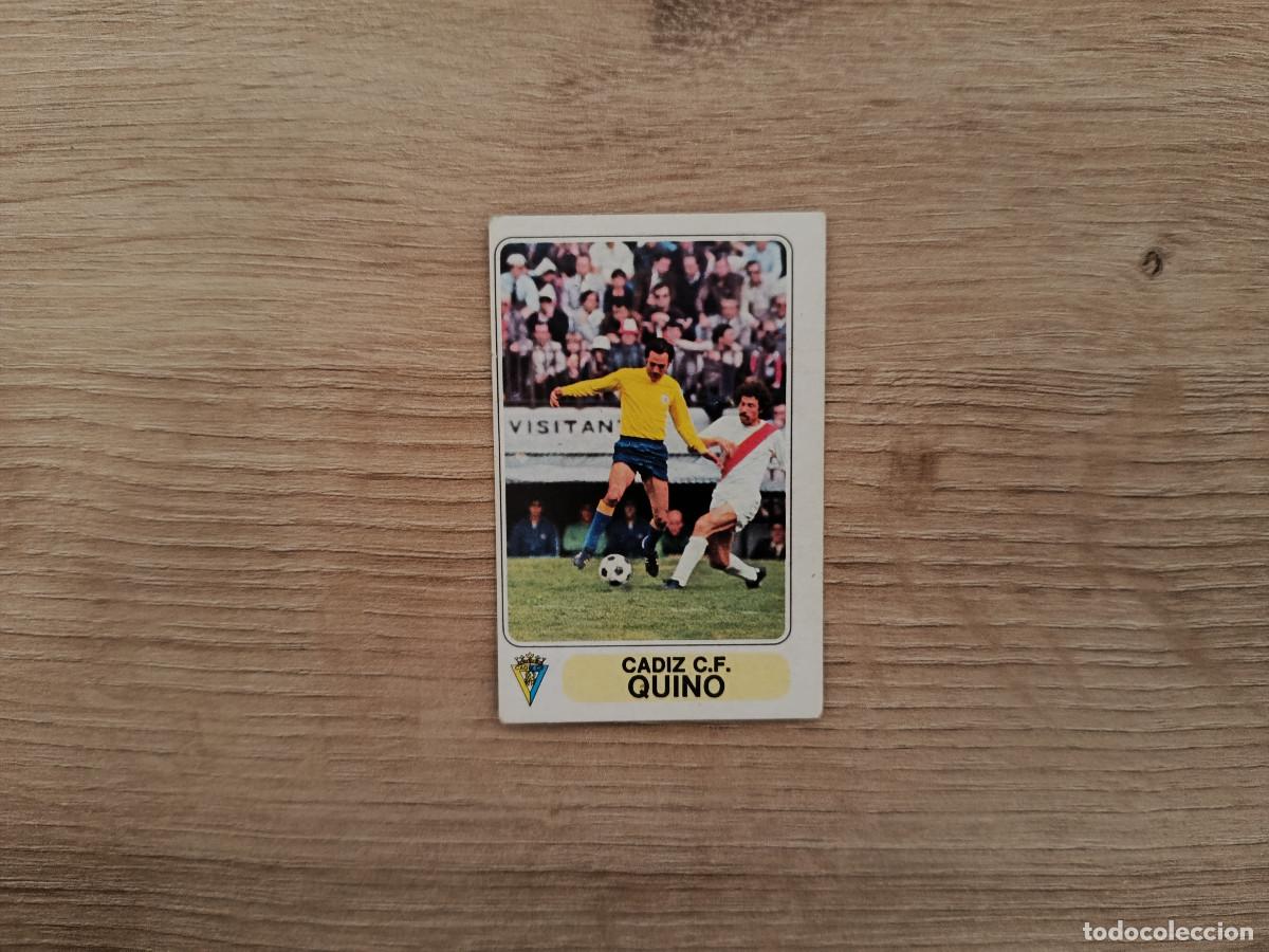 Cromos de F&uacute;tbol: CROMO PACOSA FUTBOL EN ACCION QUINO CADIZ SIN PEGAR NUNCA PEGADO 1978 1979 78 79 D526