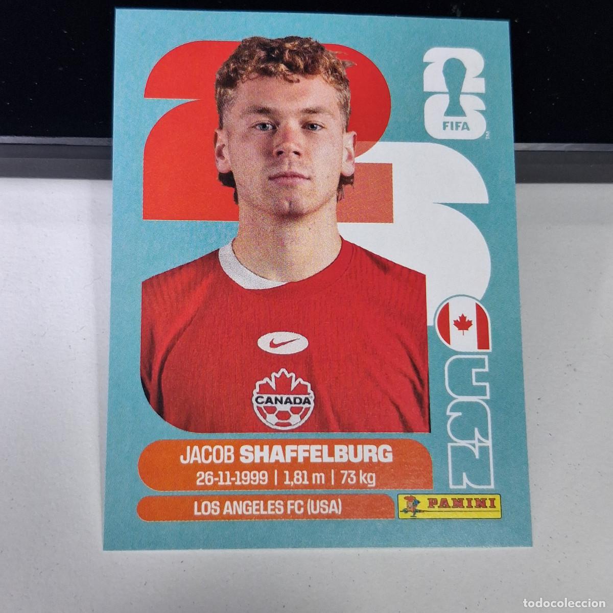 Football Stickers: B1 CAN14 JACOB SHAFFELBURG 14 CANADA CAN MUNDIAL FIFA WORLD CUP 2026 STICKER PANINI