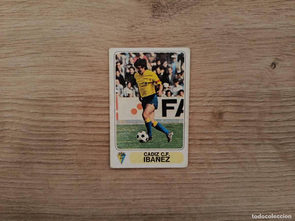 Cromos de F&uacute;tbol: CROMO PACOSA FUTBOL EN ACCION IBA&Ntilde;EZ CADIZ SIN PEGAR NUNCA PEGADO 1978 1979 78 79 D526