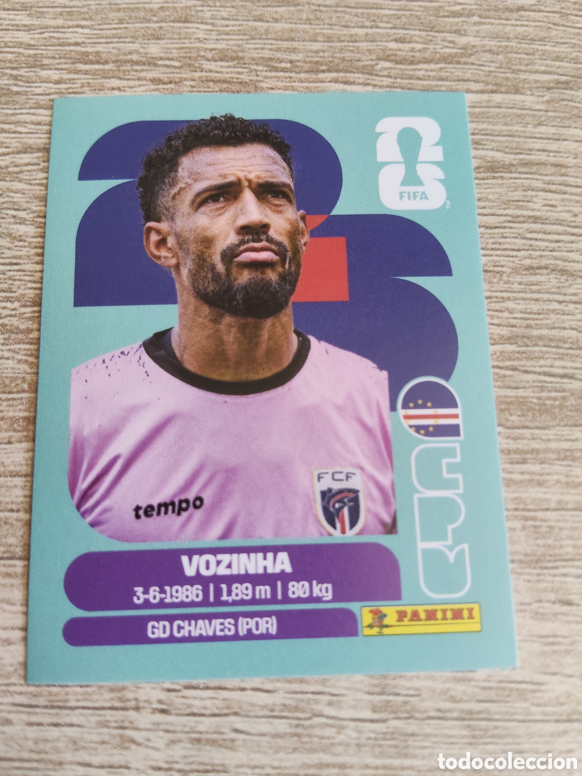Cromos de F&uacute;tbol: Panini mundial 2026 CPV 2 Vozinha Cabo Verde