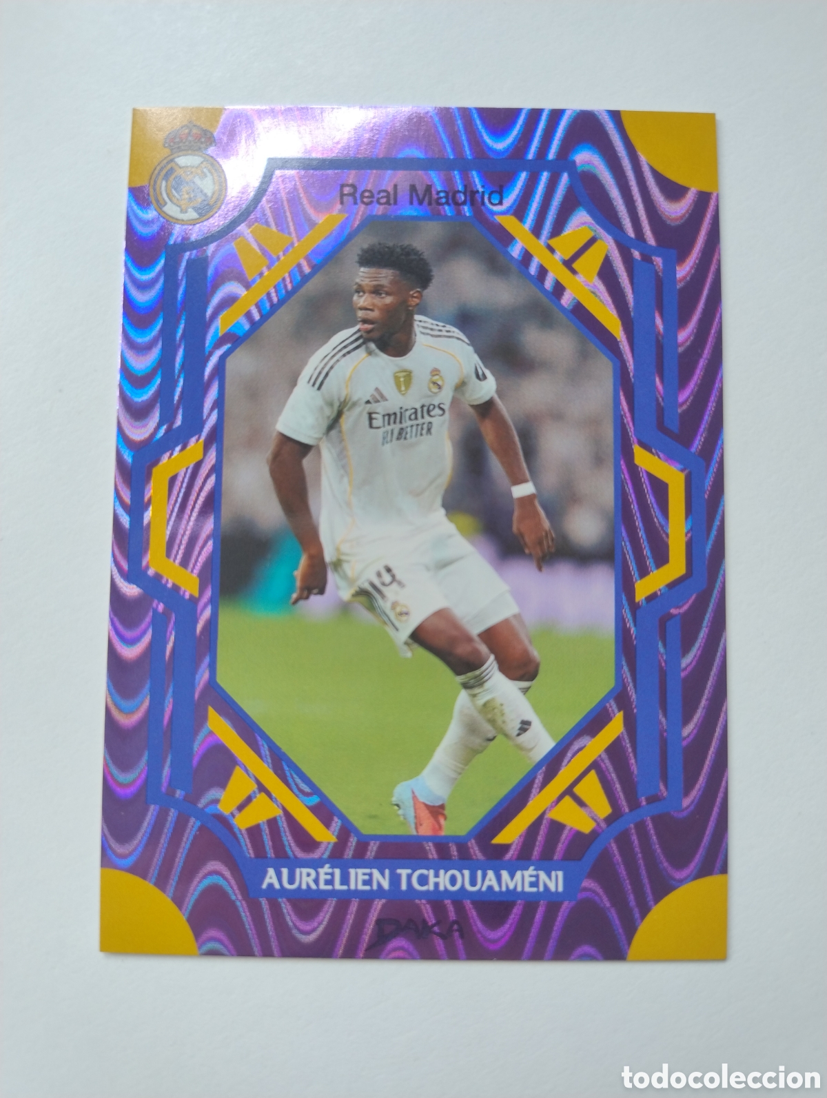 Cromos de F&uacute;tbol: RM 10 B - Tchouameni - Real Madrid - Daka 2025 - 2026 Paralela Numerada 5 / 149