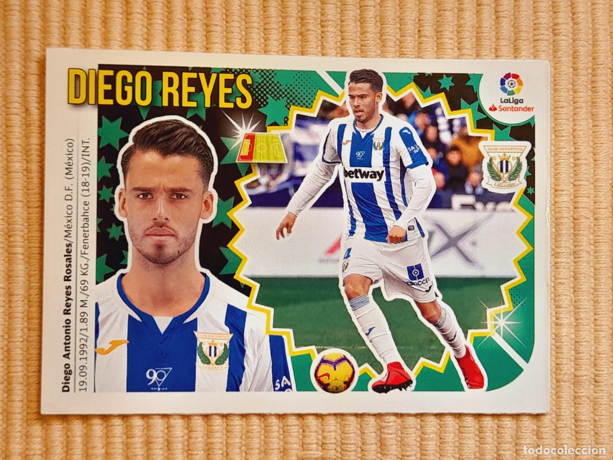 Cromos de F&uacute;tbol: CROMO 22 DIEGO REYES (MERCADO INVIERNO) CD LEGAN&Eacute;S LIGA 18-19 (2018 2019) ALBUM ESTE
