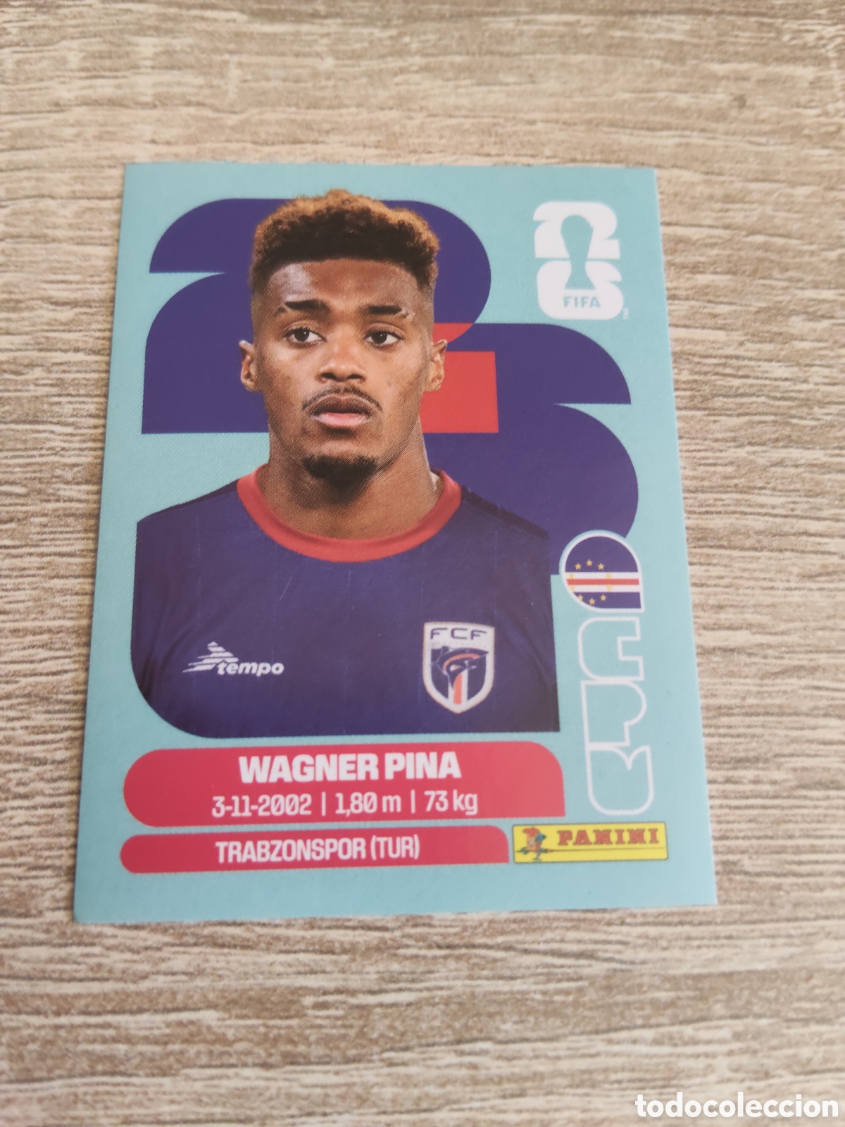Cromos de F&uacute;tbol: Panini mundial 2026 CPV 7 Wagner Pina Cabo Verde