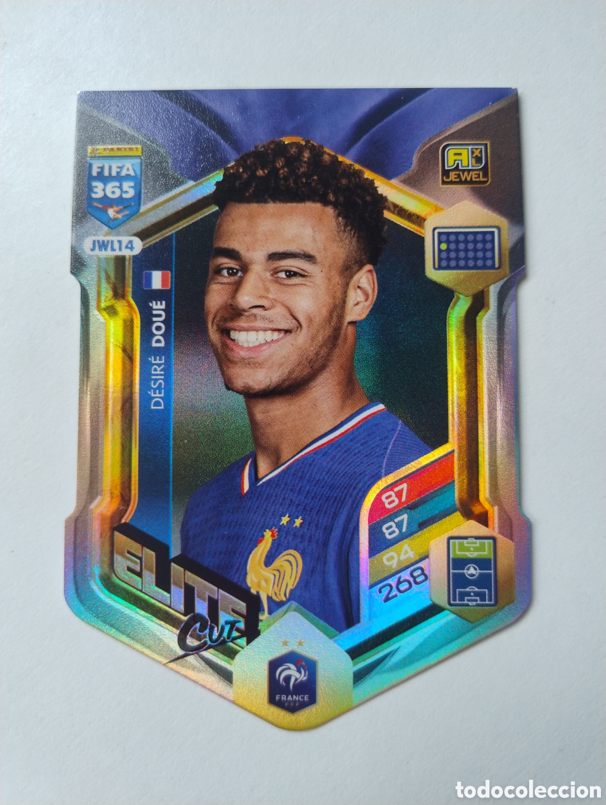 Cromos de F&uacute;tbol: JWL 14 - Doue - PSG - Adrenalyn XL FIFA 365 2026 Elite Cut