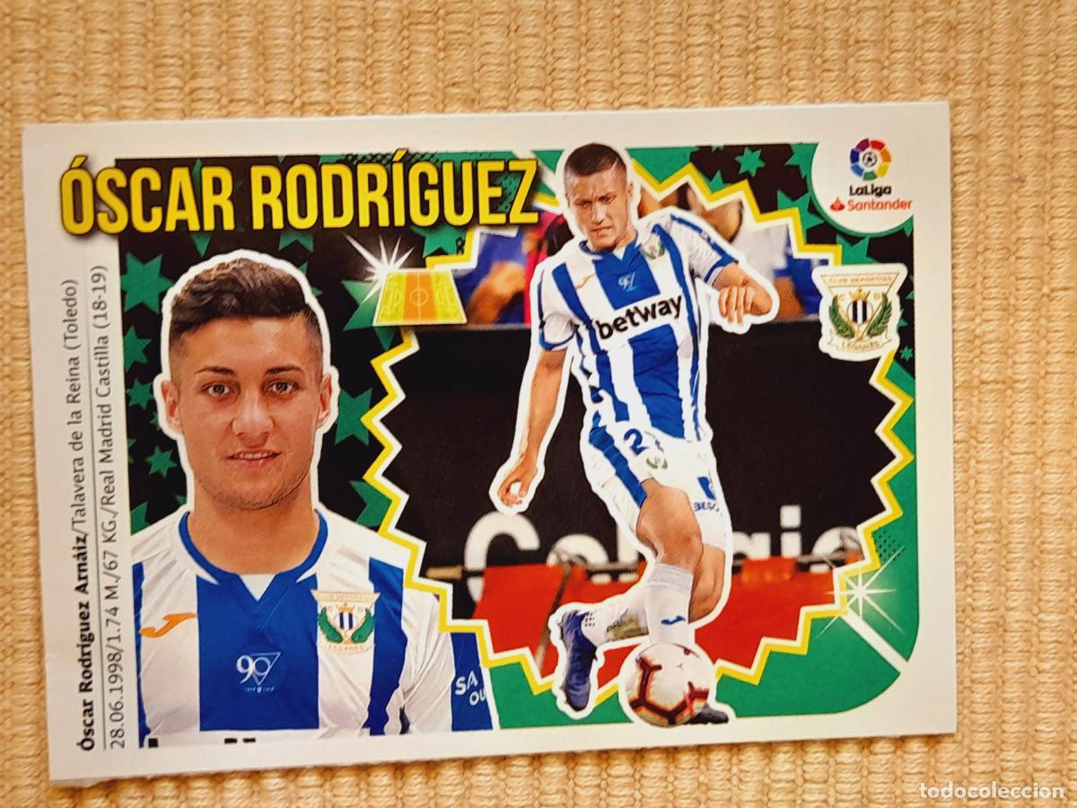Cromos de F&uacute;tbol: CROMO 23 OSCAR RODRIGUEZ (MERCADO INVIERNO) CD LEGAN&Eacute;S LIGA 18-19 (2018 2019) ALBUM ESTE