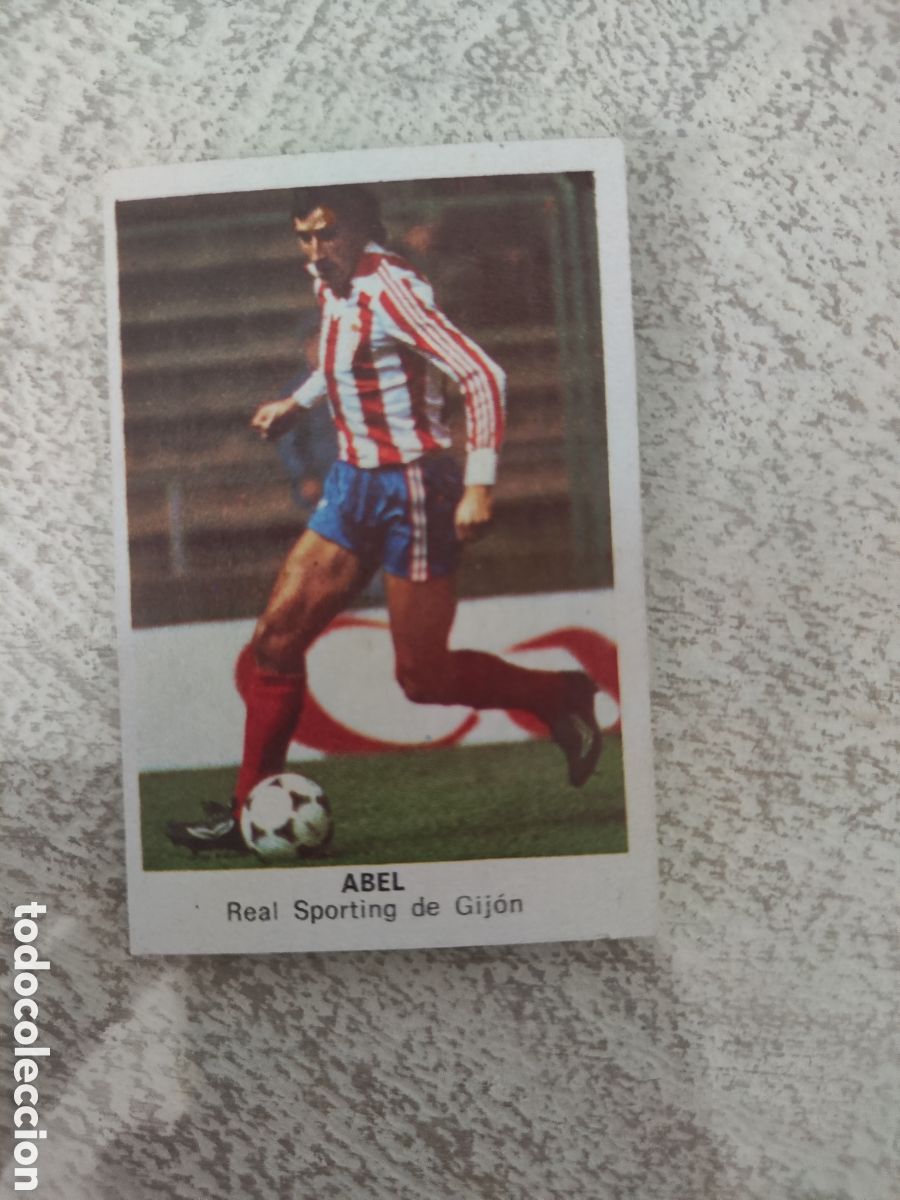 Fu&szlig;ball-Sticker: Cano 83 84 trasera cropan sin pegar buen estado Sporting Gij&oacute;n Abel
