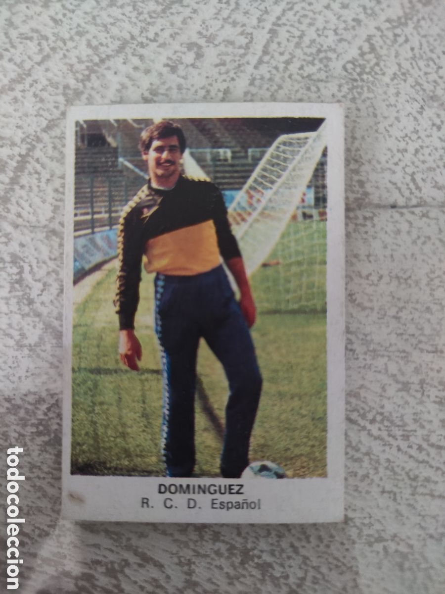 Fu&szlig;ball-Sticker: Cano 83 84 trasera cropan sin pegar buen estado Espa&ntilde;ol Dom&iacute;nguez