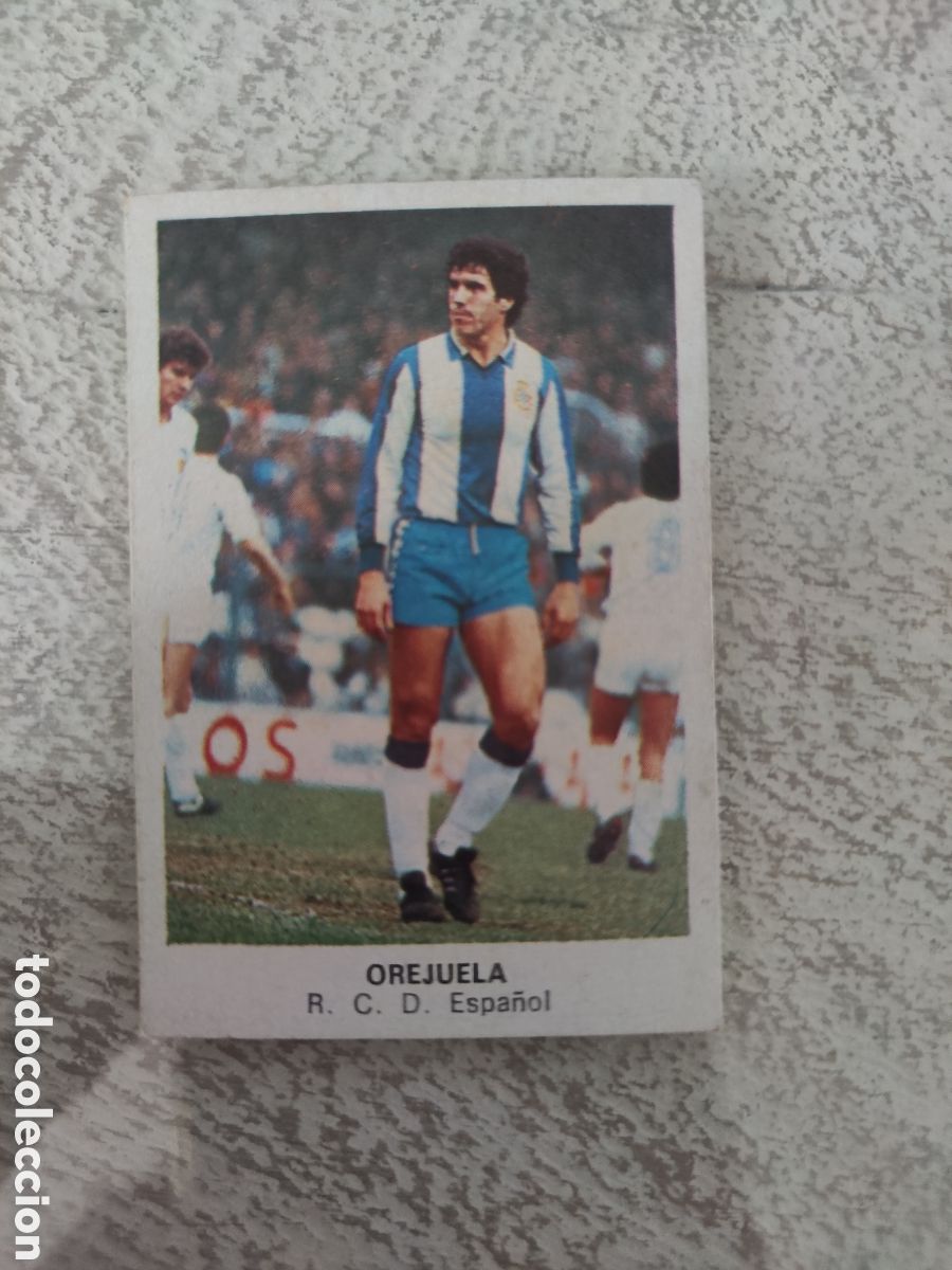 Cartes &agrave; collectionner de Football: Cano 83 84 trasera cropan sin pegar buen estado Espa&ntilde;ol Orejuela