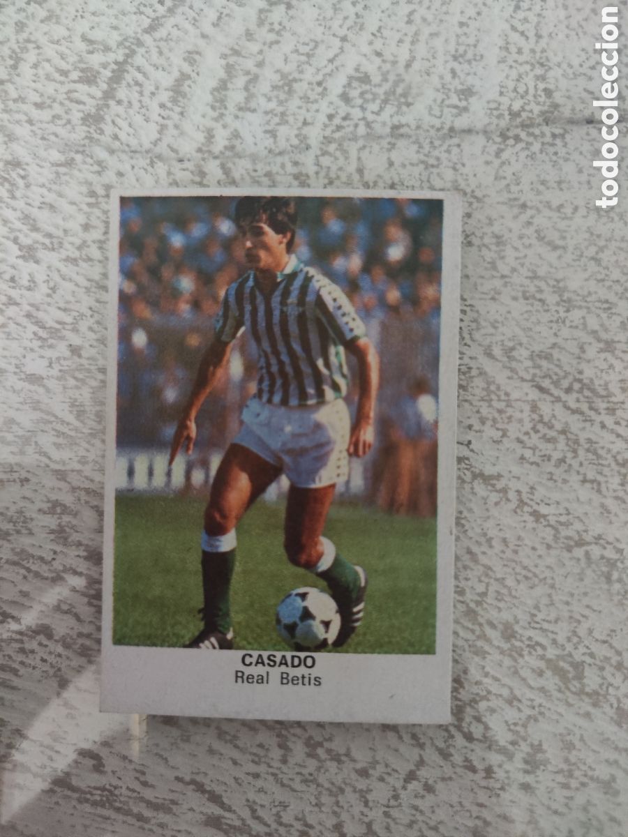 Fu&szlig;ball-Sticker: Cano 83 84 trasera cropan sin pegar buen estado Real Betis Casado