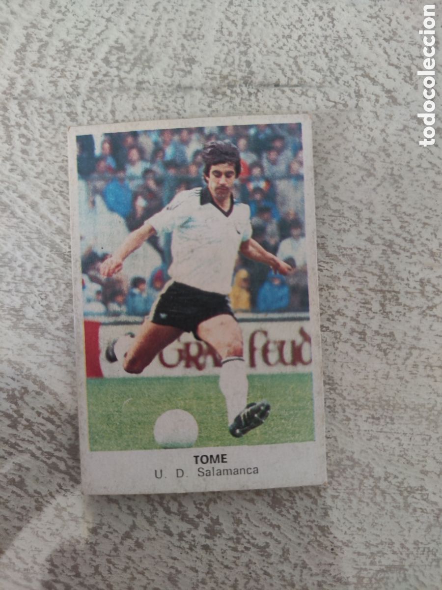 Fu&szlig;ball-Sticker: Cano 83 84 trasera cropan sin pegar buen estado Salamanca Tom&eacute;
