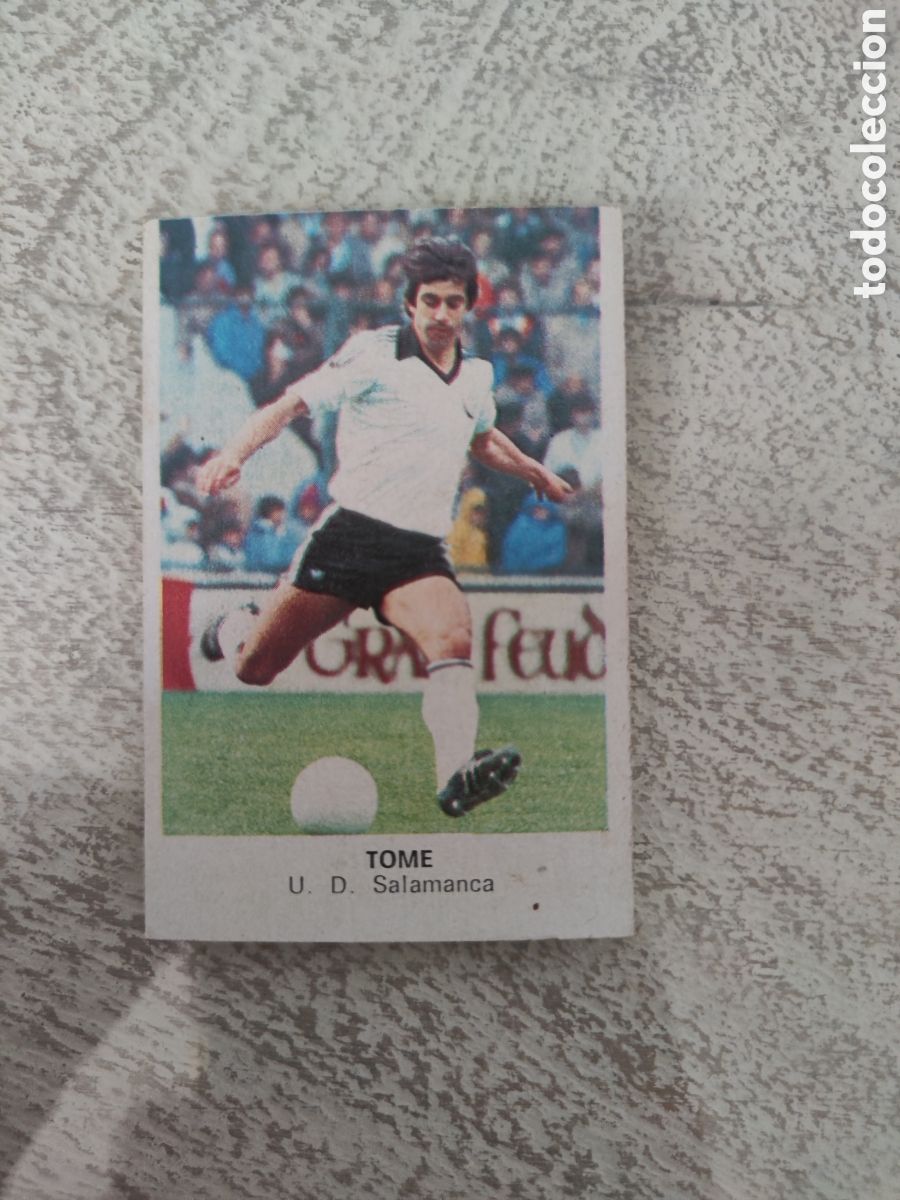 Fu&szlig;ball-Sticker: Cano 83 84 trasera cropan sin pegar buen estado Salamanca Tom&eacute;