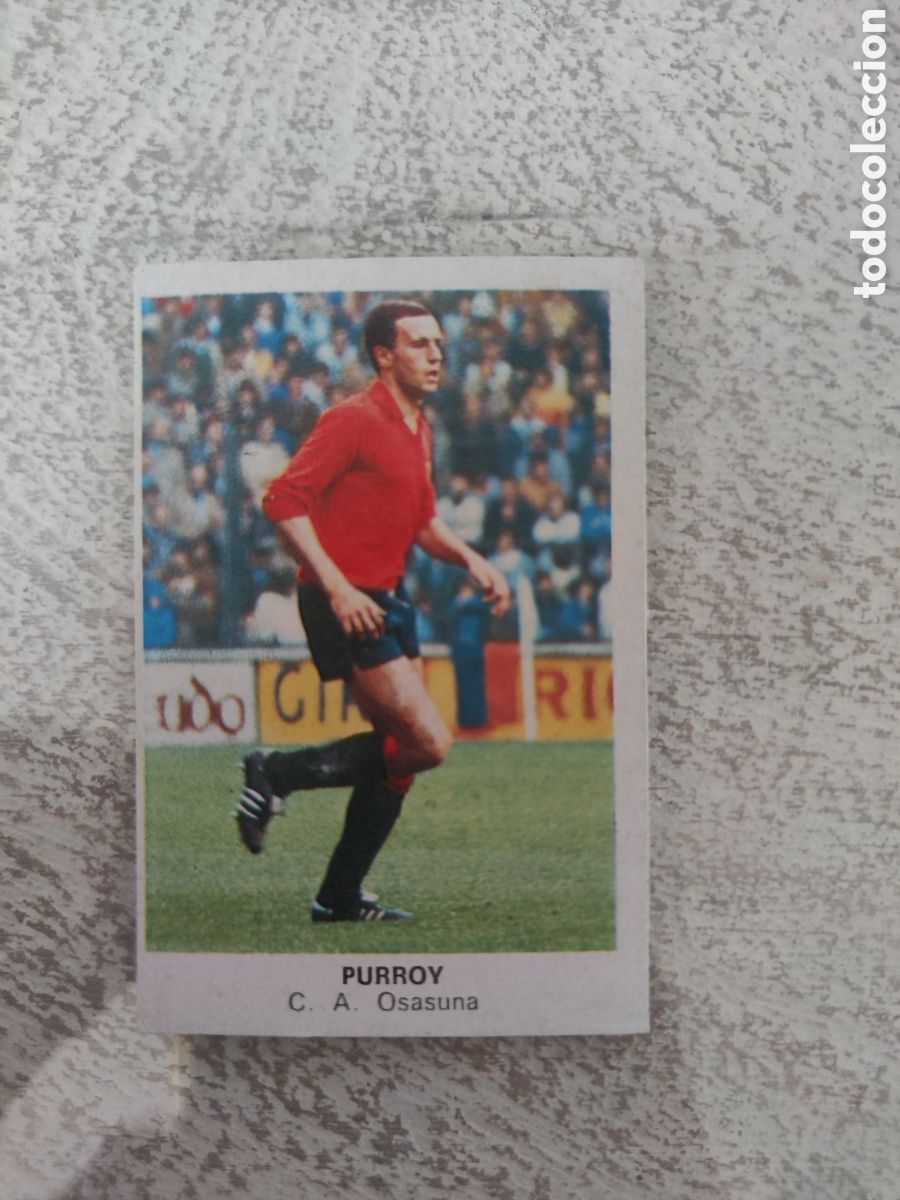 Fu&szlig;ball-Sticker: Cano 83 84 trasera cropan sin pegar buen estado Osasuna Purroy