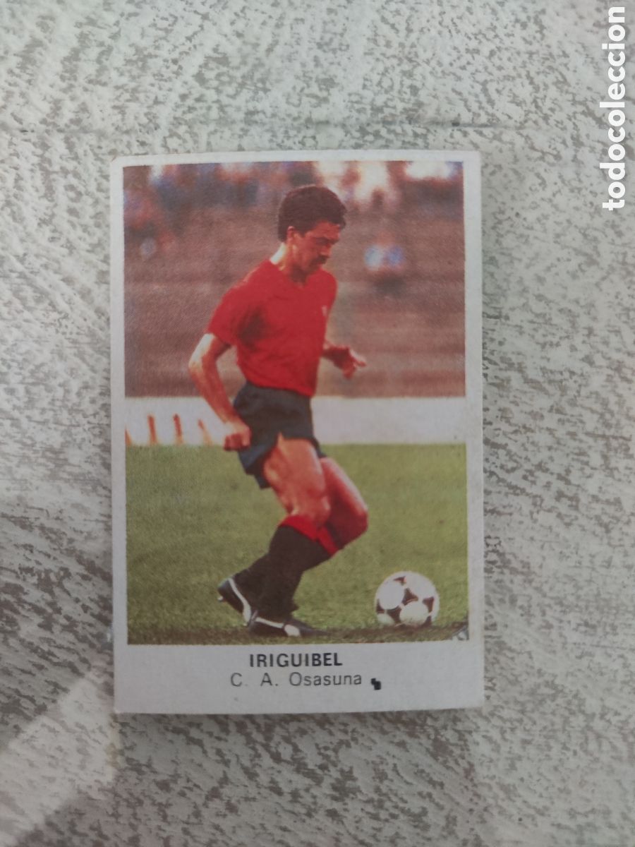 Fu&szlig;ball-Sticker: Cano 83 84 trasera cropan sin pegar buen estado Osasuna Iriguibel