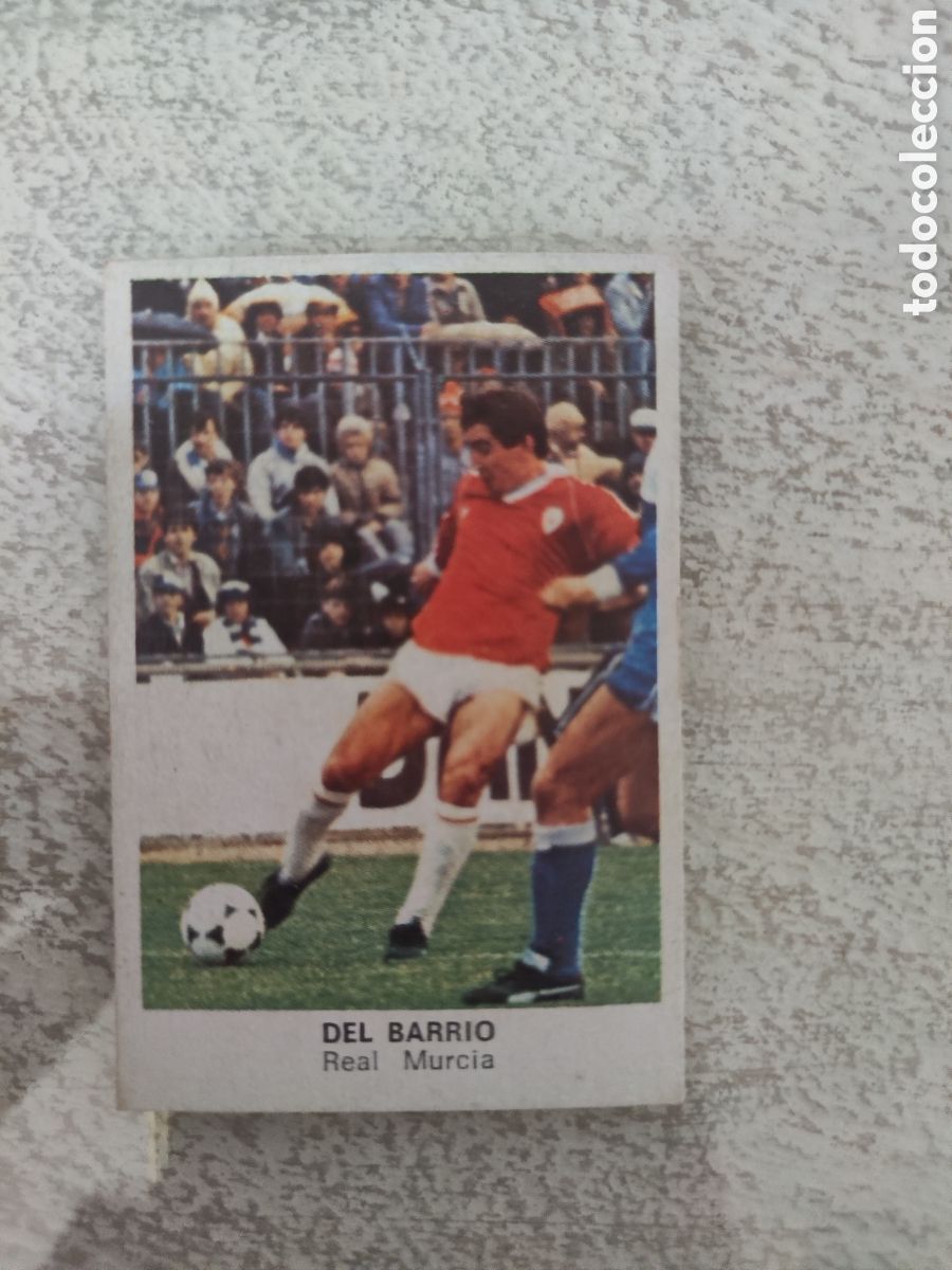 Fu&szlig;ball-Sticker: Cano 83 84 trasera cropan sin pegar buen estado Murcia Del Barrio