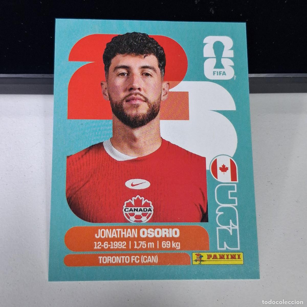 Football Stickers: B1 CAN 12 CAN12 JONATHAN OSORIO CANADA CAN MUNDIAL FIFA WORLD CUP 2026 STICKER PANINI