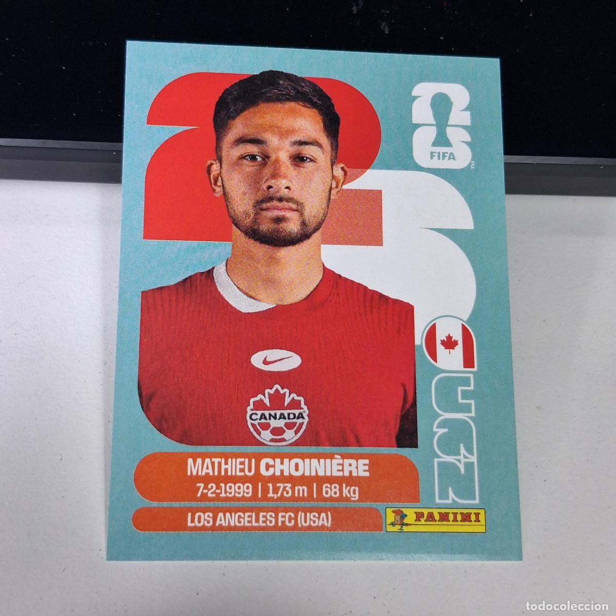 Fu&szlig;ball-Sticker: B1 CAN15 MATHIEU CHOINI&Egrave;RE 15 CANADA CAN MUNDIAL FIFA WORLD CUP 2026 STICKER PANINI