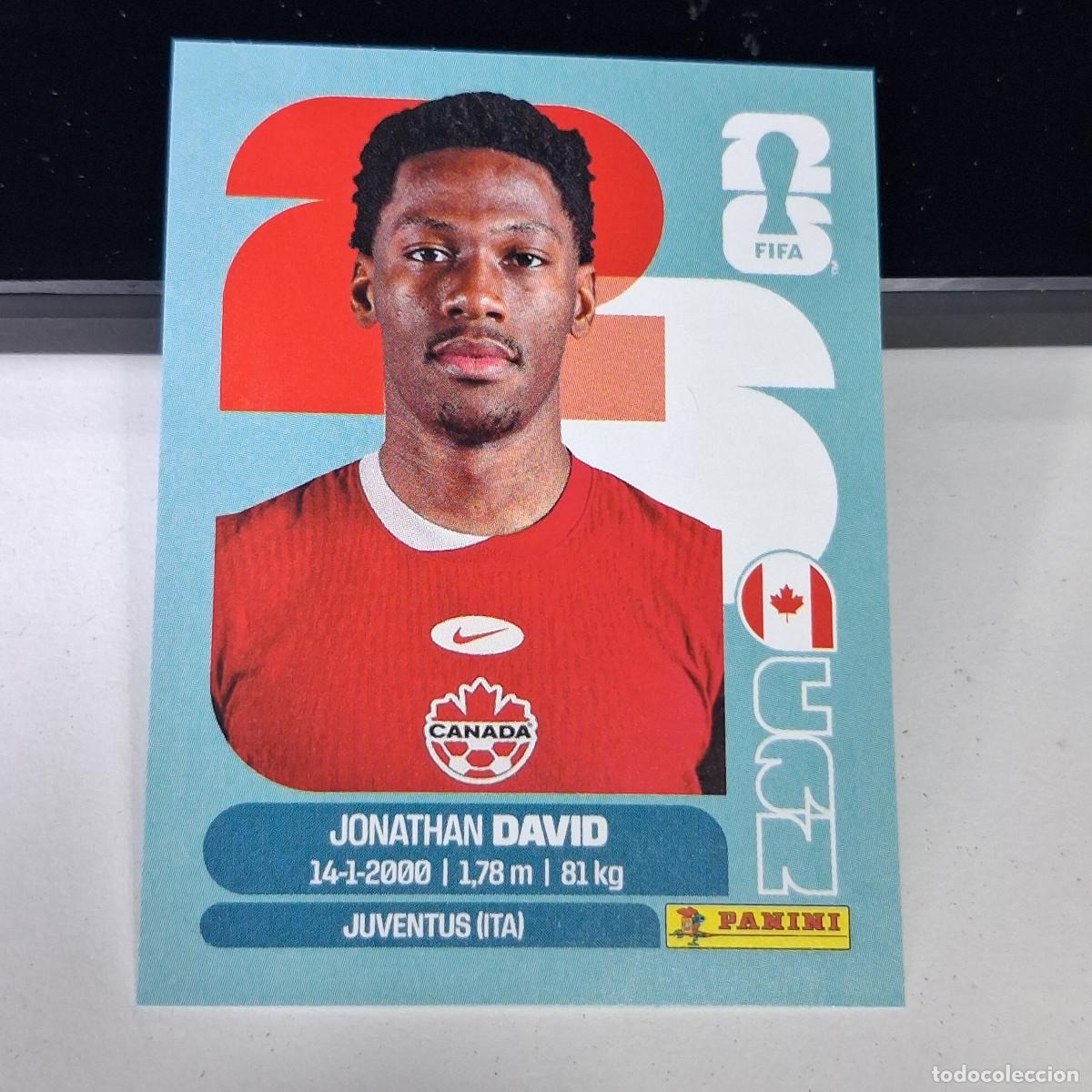 Football Stickers: B1 CAN20 JONATHAN DAVID 20 CANADA CAN MUNDIAL FIFA WORLD CUP 2026 STICKER PANINI