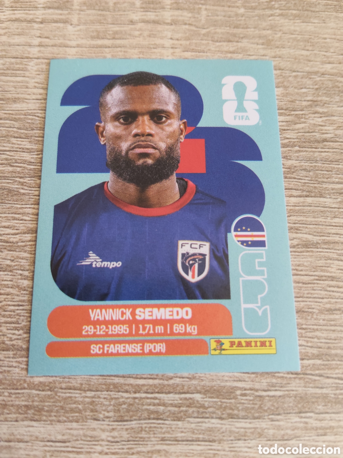 Cromos de F&uacute;tbol: Panini mundial 2026 CPV 9 Yannick Semedo Cabo Verde