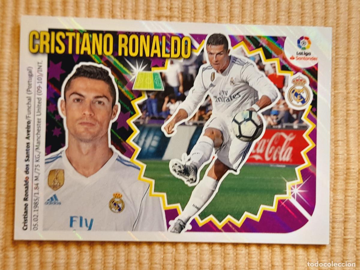 Cromos de F&uacute;tbol: CROMO 15 CRISTIANO RONALDO (REAL MADRID) LIGA 18-19 (2018 2019) ALBUM ESTE