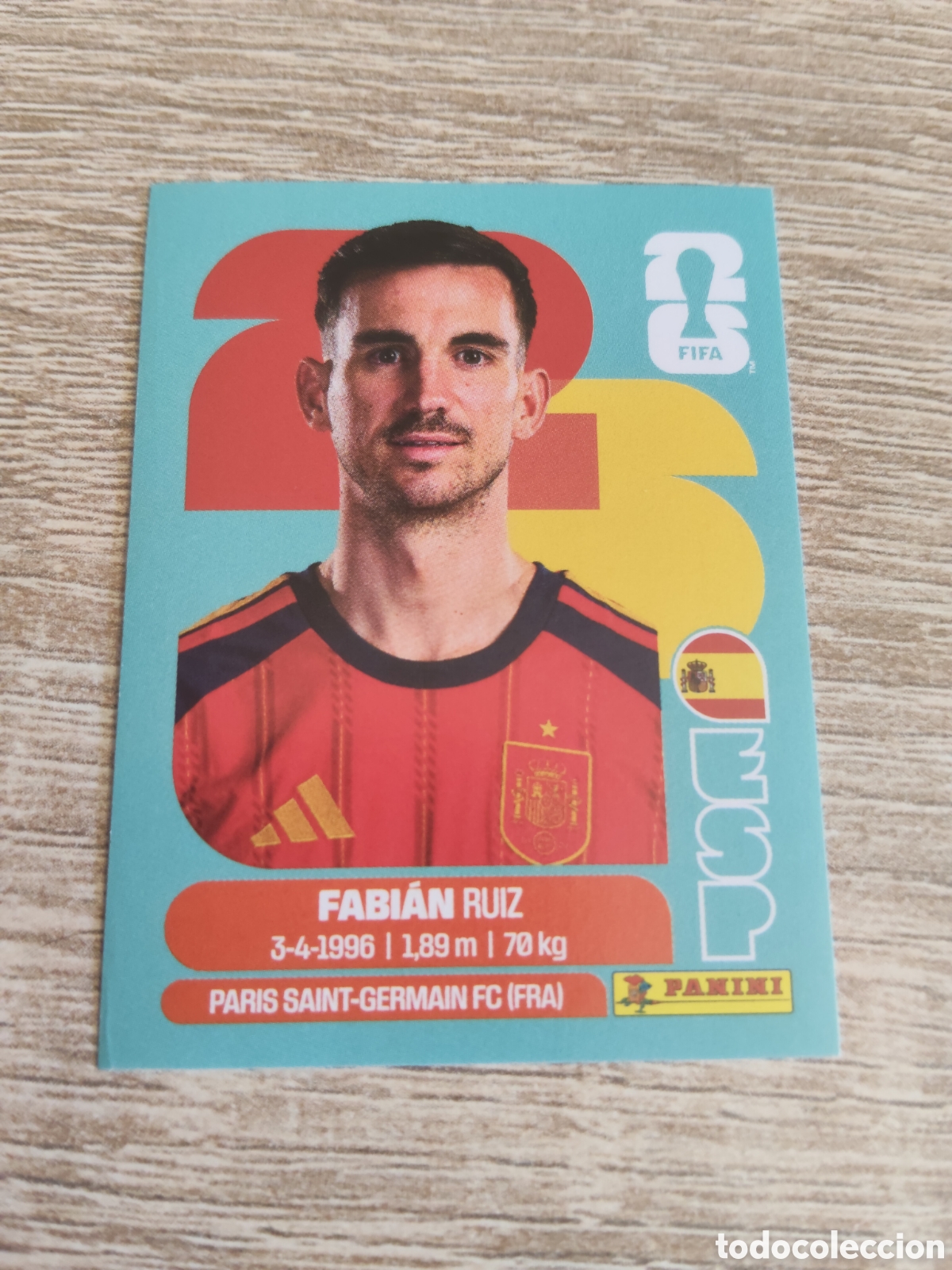 Figurine di Calcio: Panini mundial 2026 ESP 12 Fabian Ruiz Espa&ntilde;a