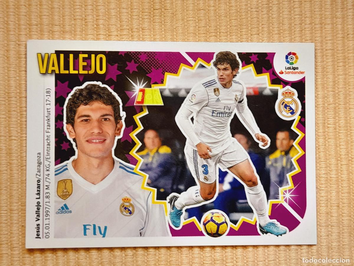 Figurine di Calcio: CROMO 5 B VALLEJO (REAL MADRID) LIGA 18-19 (2018 2019) ALBUM ESTE